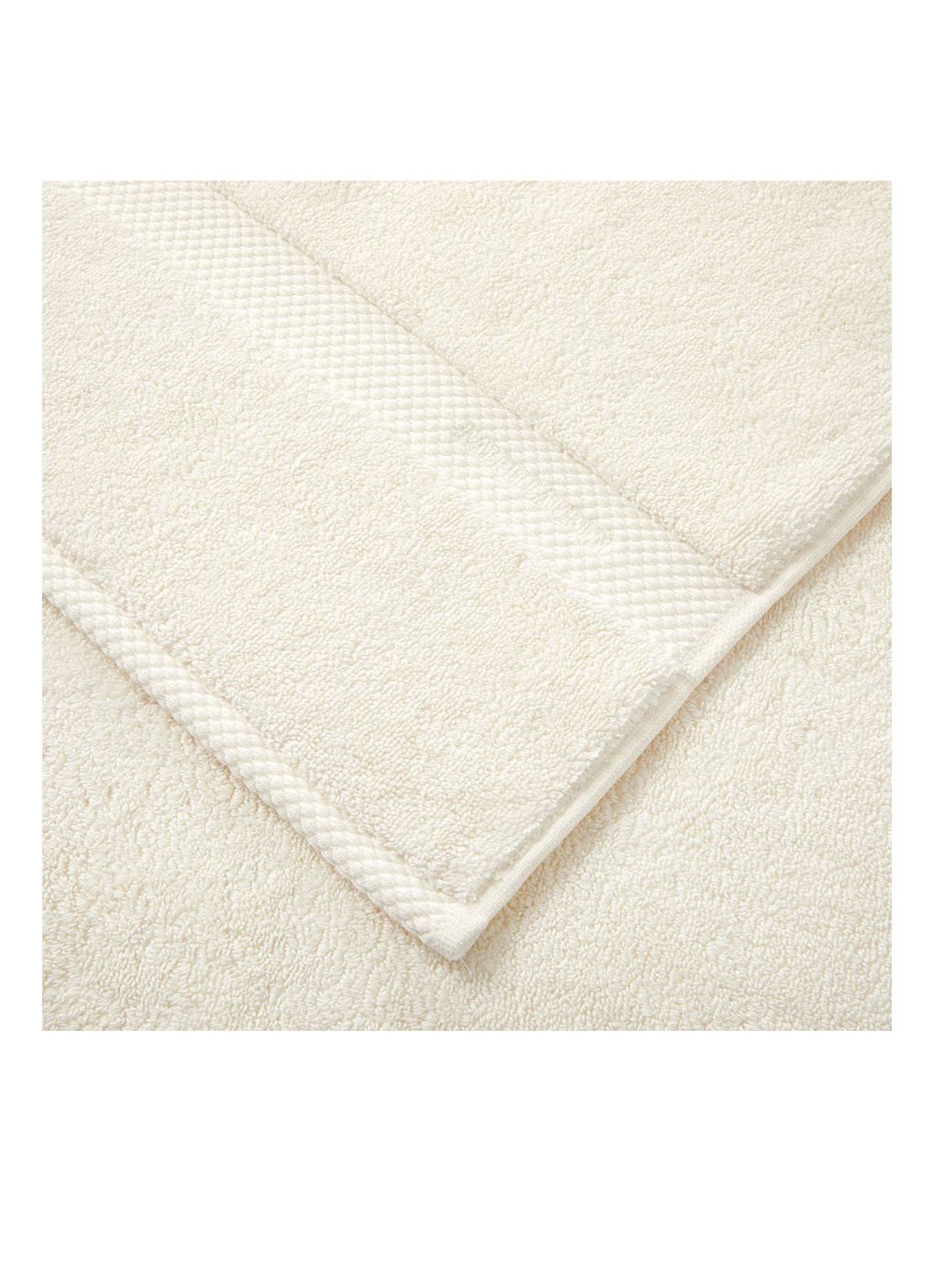Ralph Lauren Avenue badlaken - 750 gr/m2 - 75 x 137 cm  - voorkant 2 ivoor