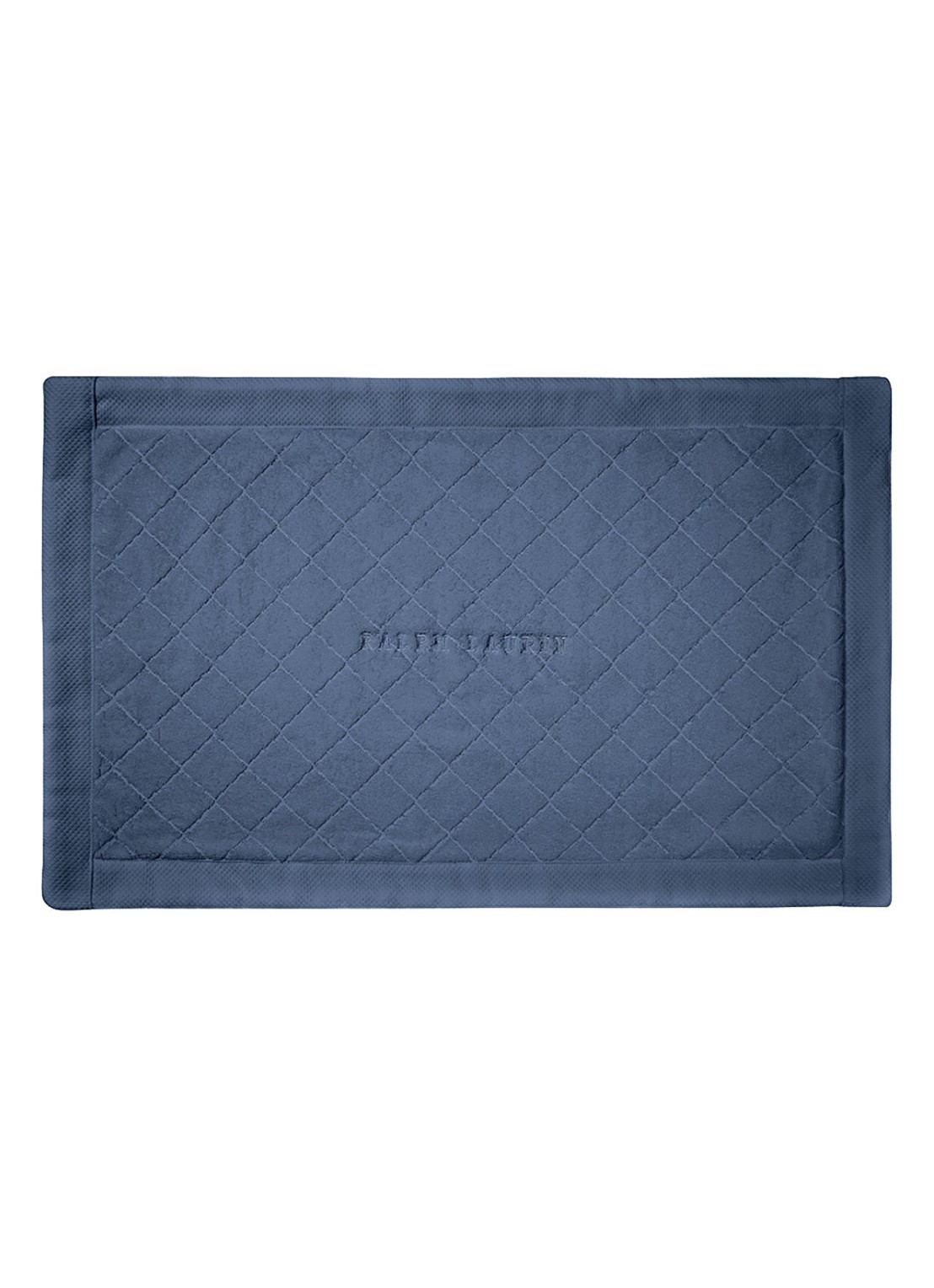 Ralph Lauren Avenue badmat - 50 x 80 cm - voorkant donkerblauw