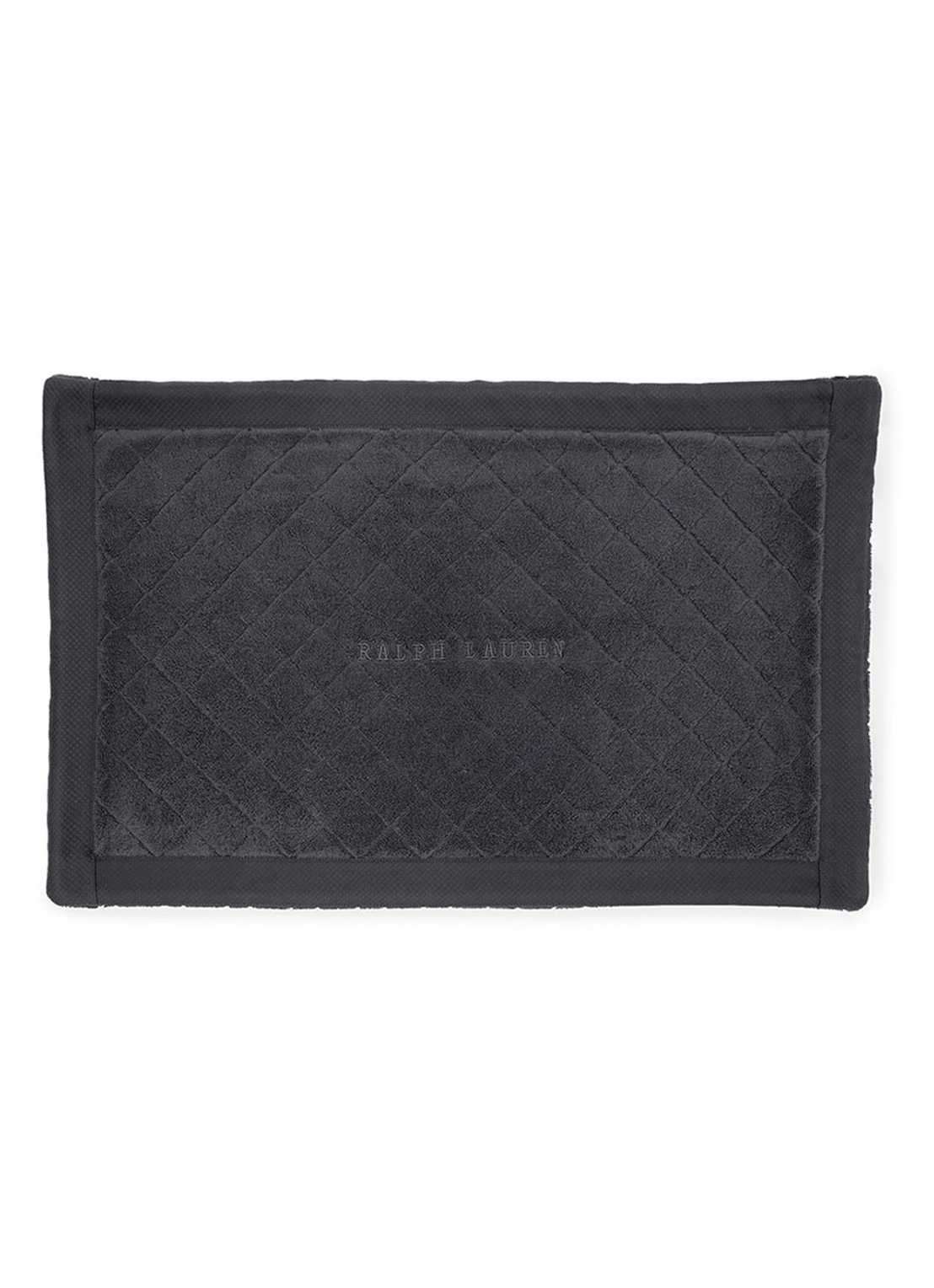 Ralph Lauren Avenue badmat - 50 x 80 cm - voorkant antraciet
