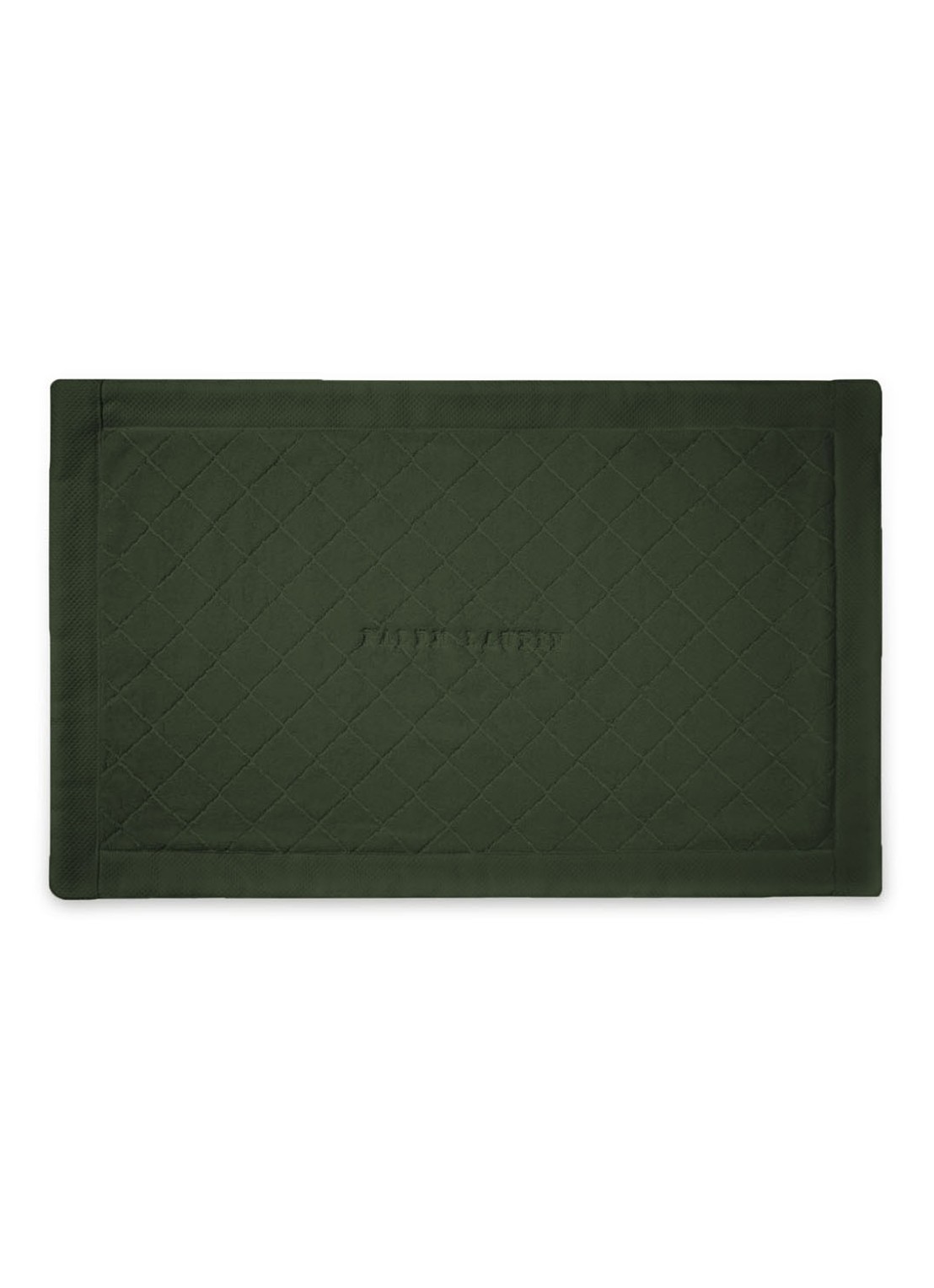 Ralph Lauren Avenue badmat - 50 x 80 cm - voorkant legergroen