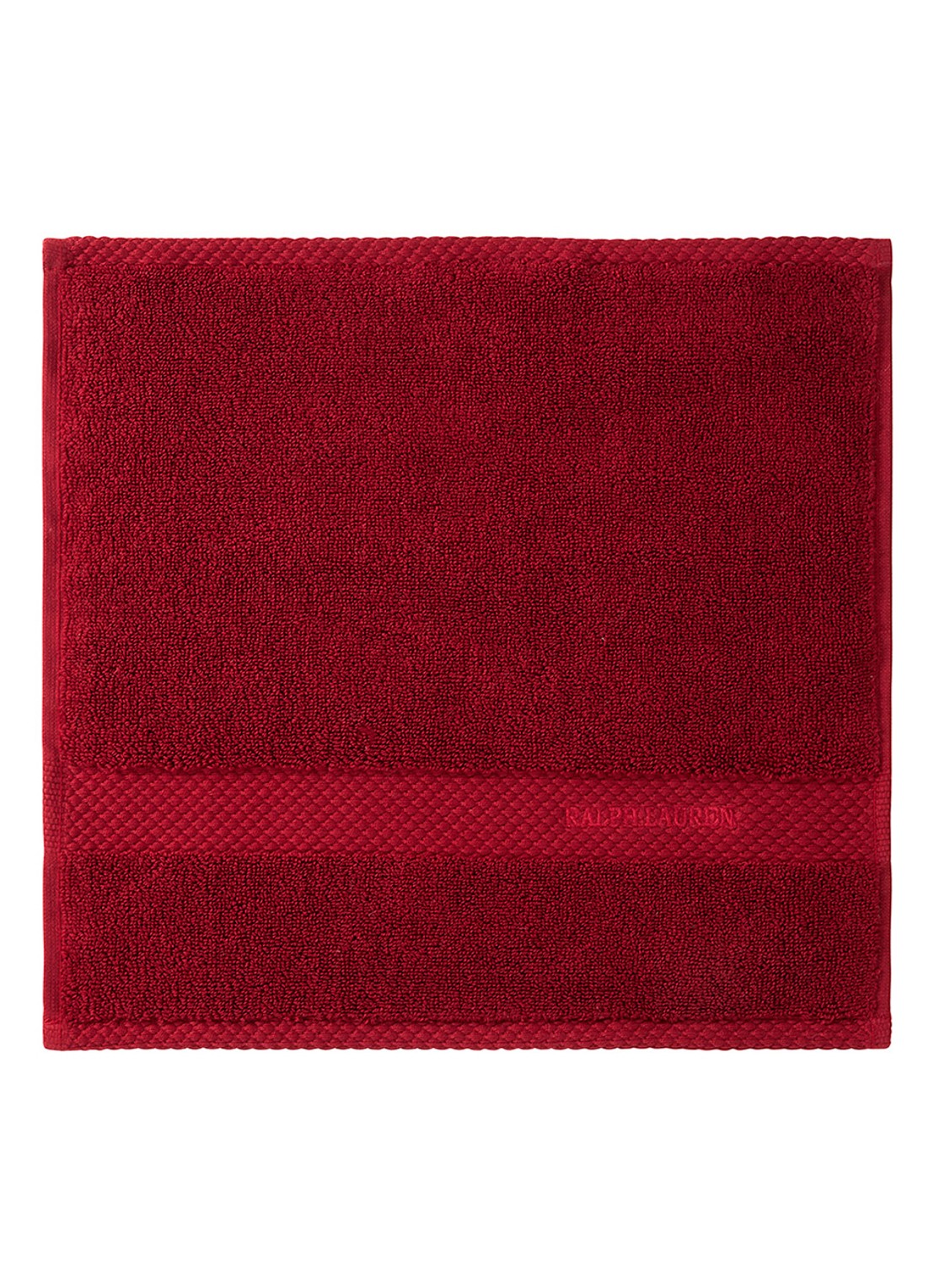 Ralph Lauren Avenue gastendoek - 50 gr/m2 - 30 x 30 cm - voorkant 2 rood