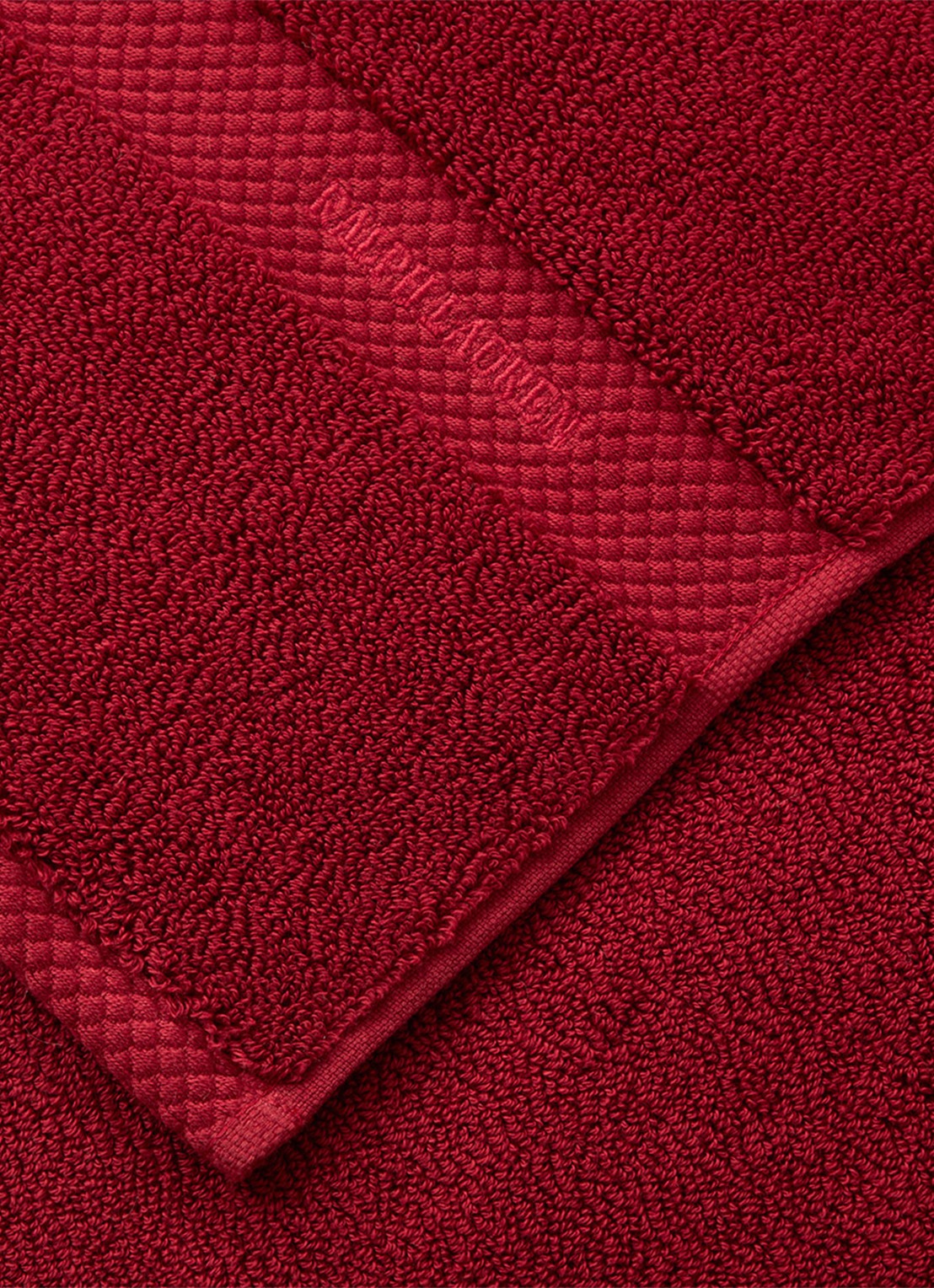 Ralph Lauren Avenue gastendoek - 50 gr/m2 - 30 x 30 cm - voorkant 3 rood