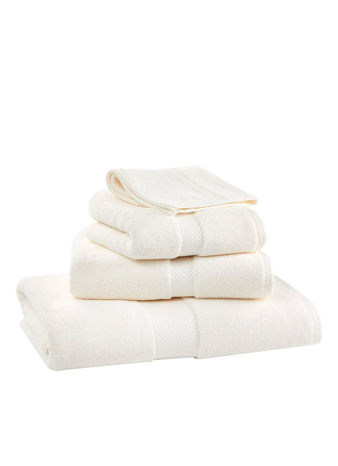 Ralph Lauren Avenue gastendoek - 50 gr/m2 - 30 x 30 cm - detail 3 ivoor
