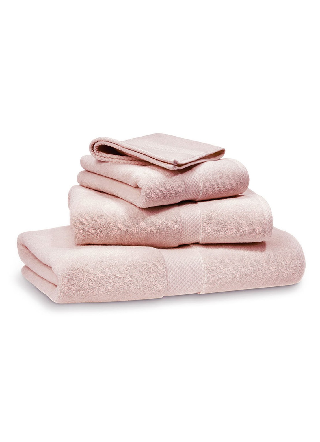 Ralph Lauren Avenue handdoek - 750 gr/m2 - 50 x 100 cm - voorkant 4 roze