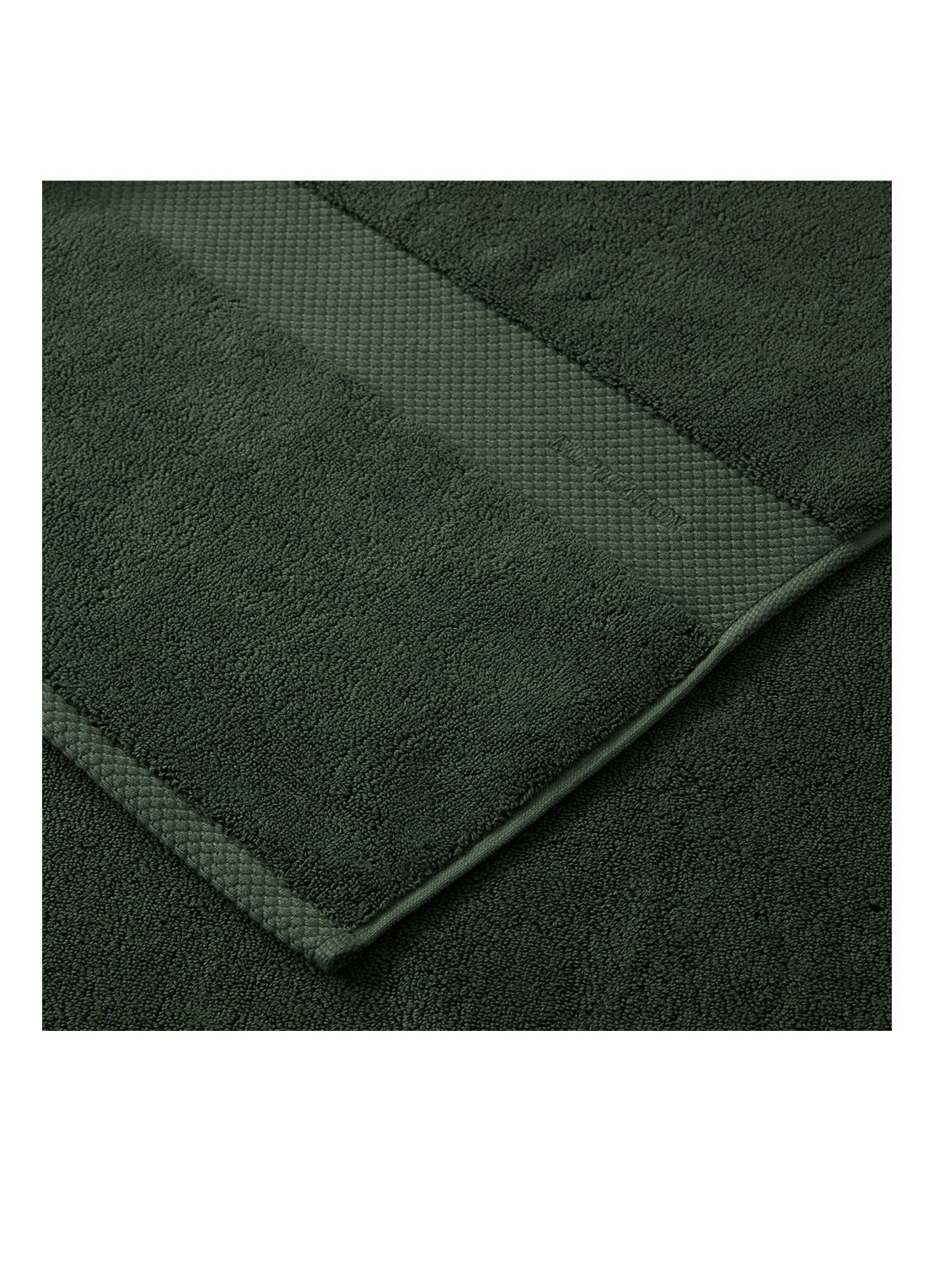 Ralph Lauren Avenue handdoek - 750 gr/m2 - 50 x 100 cm - detail 4 groen