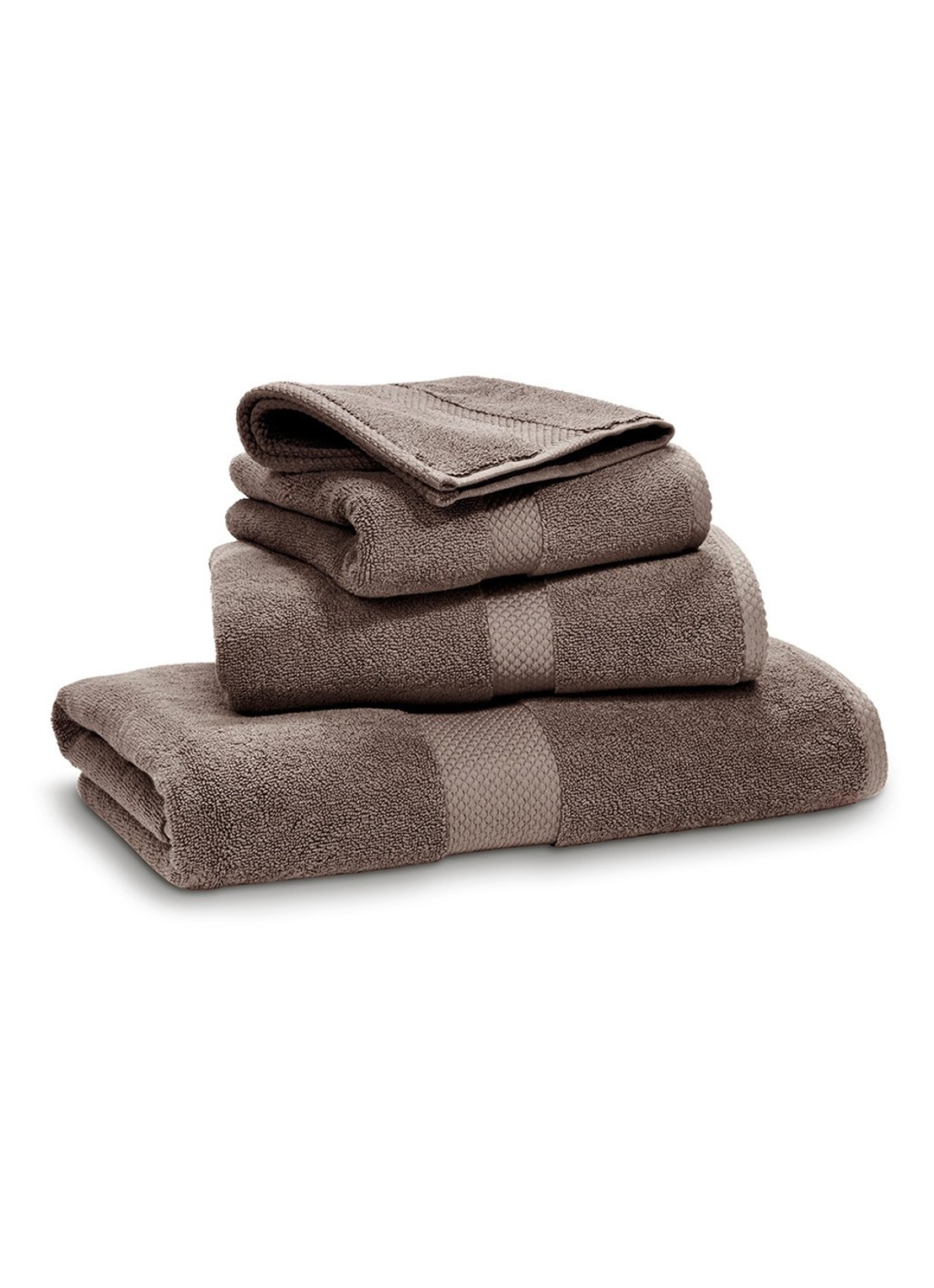Ralph Lauren Avenue washand- 750 gr/m2 - 16 x 22 cm - voorkant taupe
