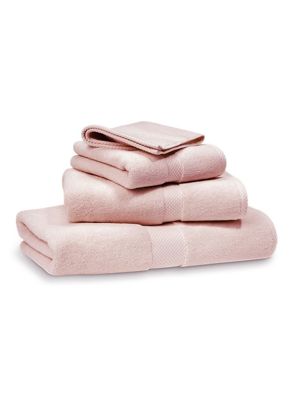 Ralph Lauren Avenue washand- 750 gr/m2 - 16 x 22 cm - voorkant lichtroze