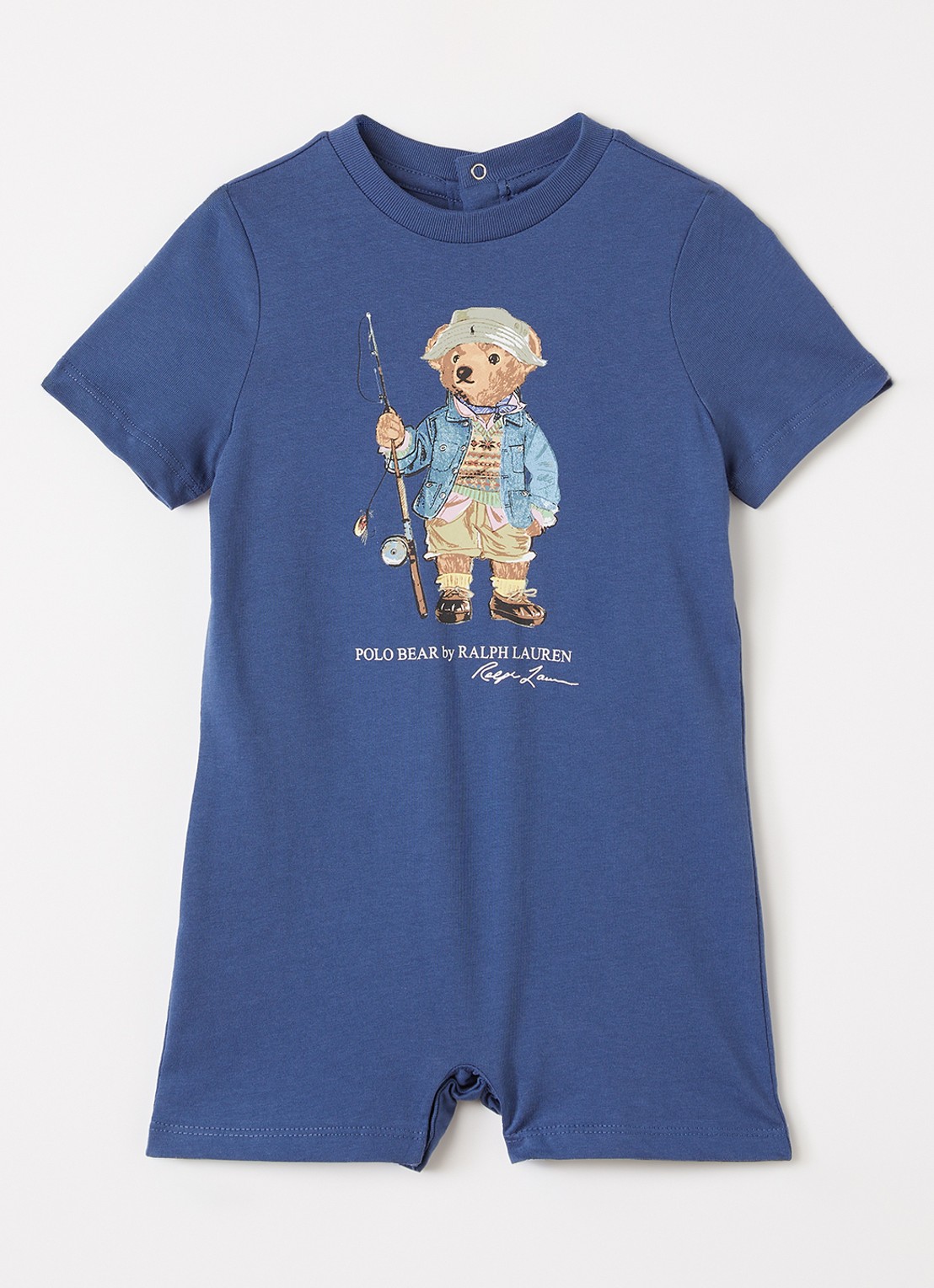 Ralph Lauren Babypak met logoprint - voorkant donkerblauw