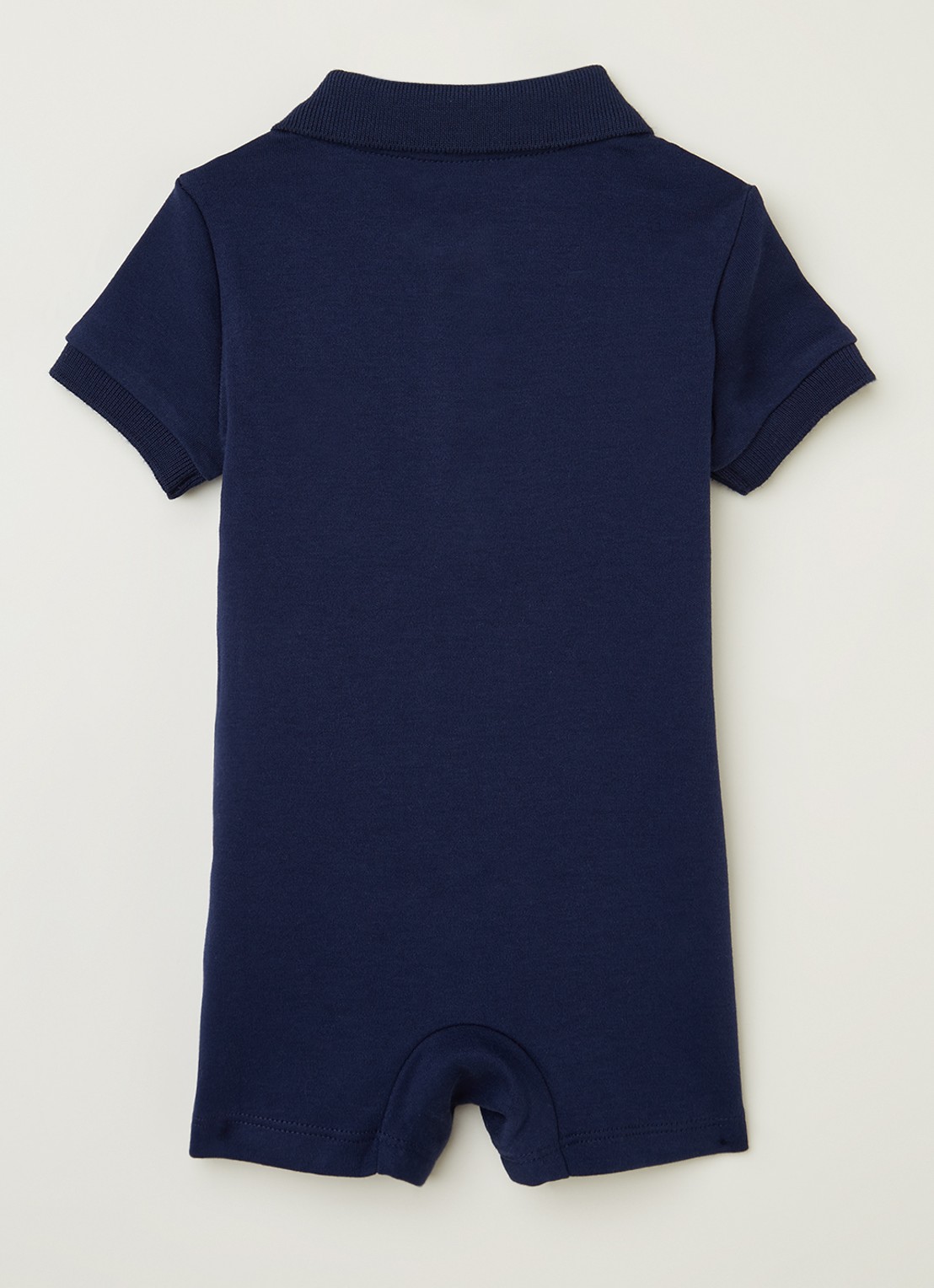 Ralph Lauren Babypak met polokraag en borduring - voorkant 2 donkerblauw