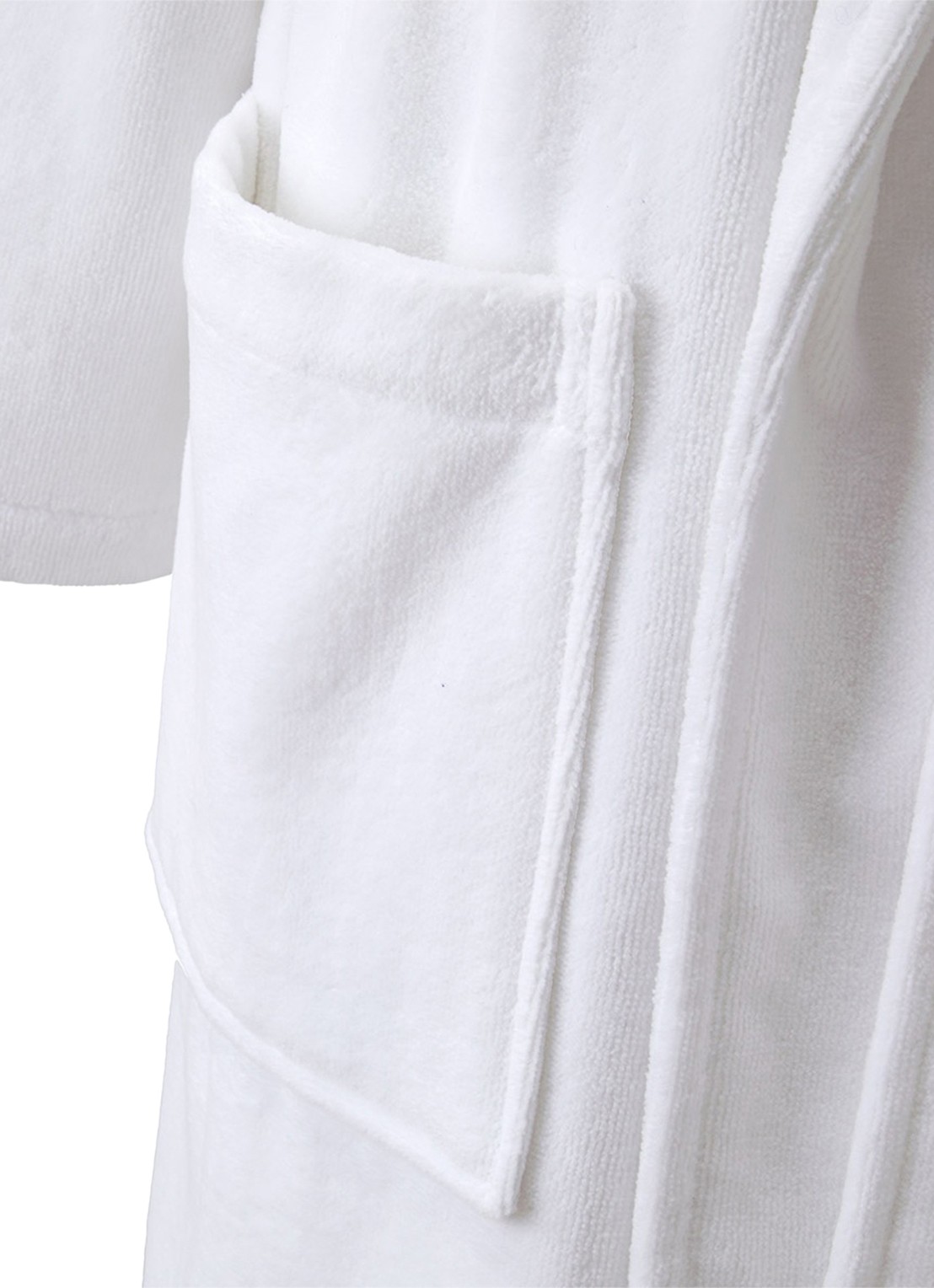 Ralph Lauren Badjas met borduring - detail 3 white