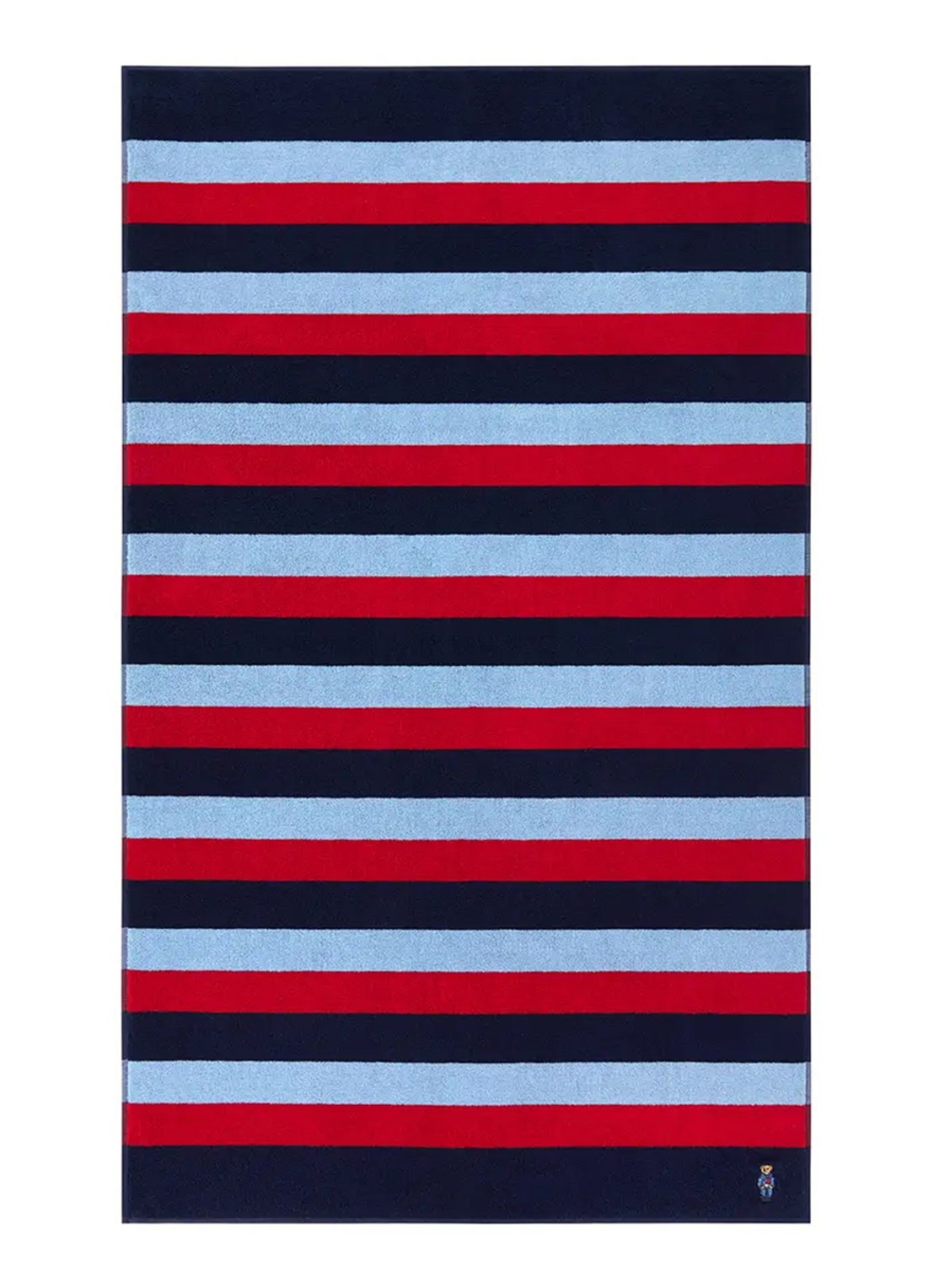 Ralph Lauren Badlaken 100 x 170 cm - voorkant 3 donkerblauw