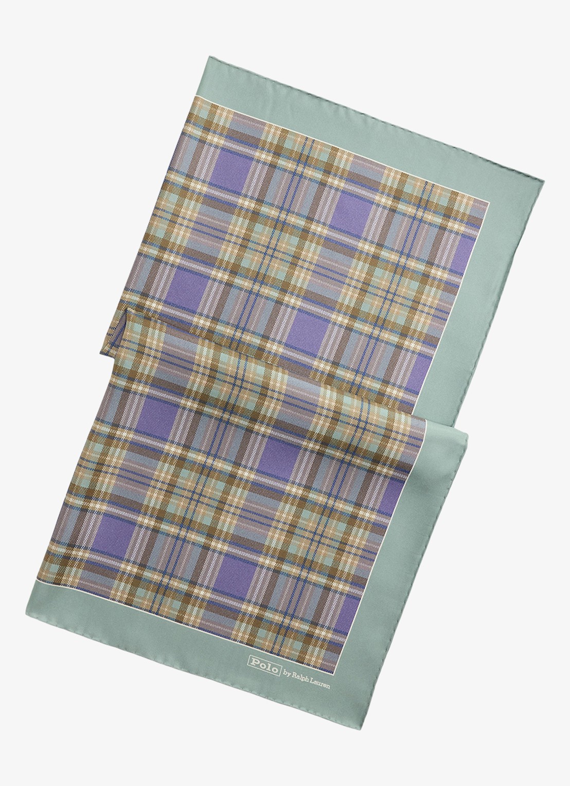 Ralph Lauren Bandana met ruitdessin - voorkant groen