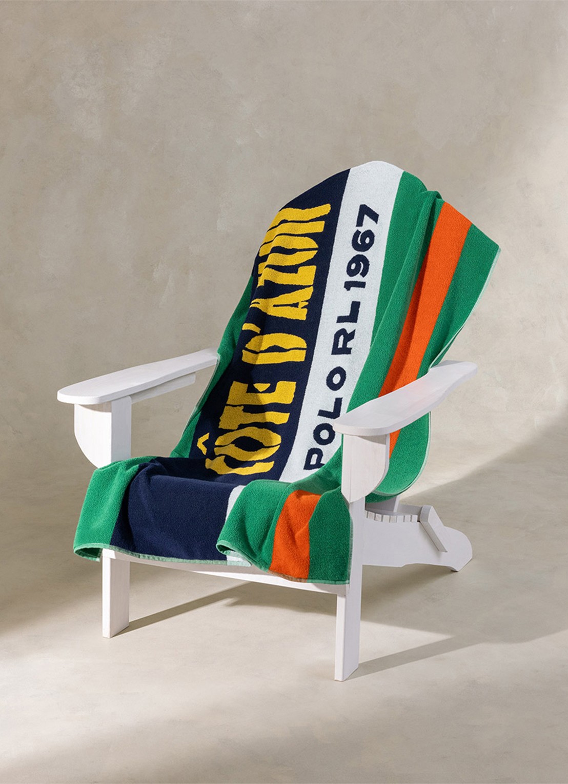 Ralph Lauren Bargo strandlaken 90 x 170 cm - detail 3 groen