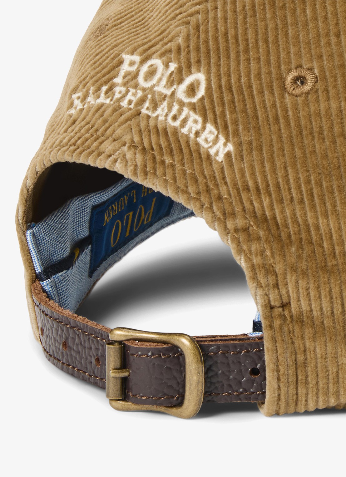 Ralph Lauren Baseball pet met logo - detail 3 dispatch tan / khaki