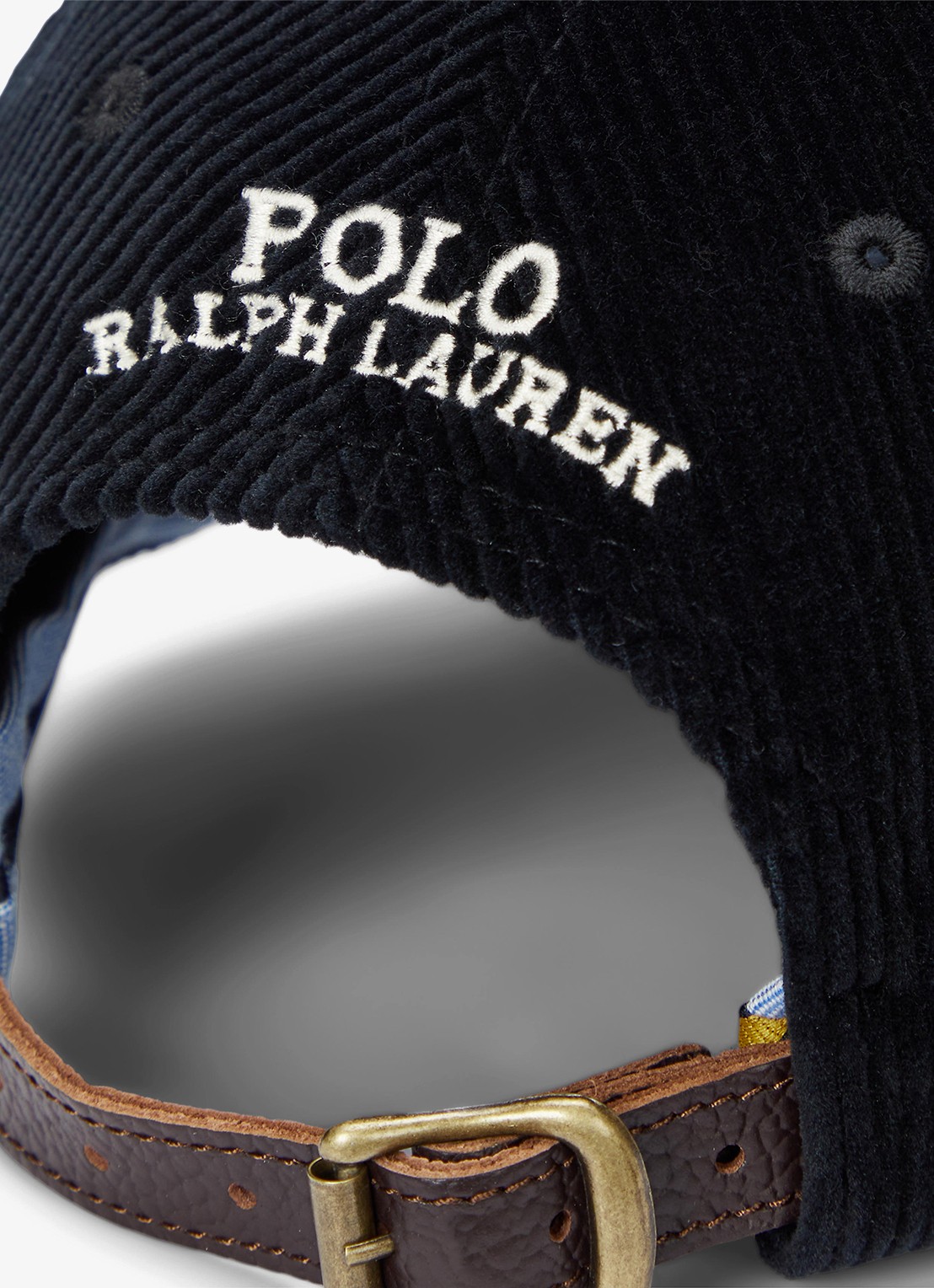 Ralph Lauren Baseball pet met logo - detail 2 polo black / zwart