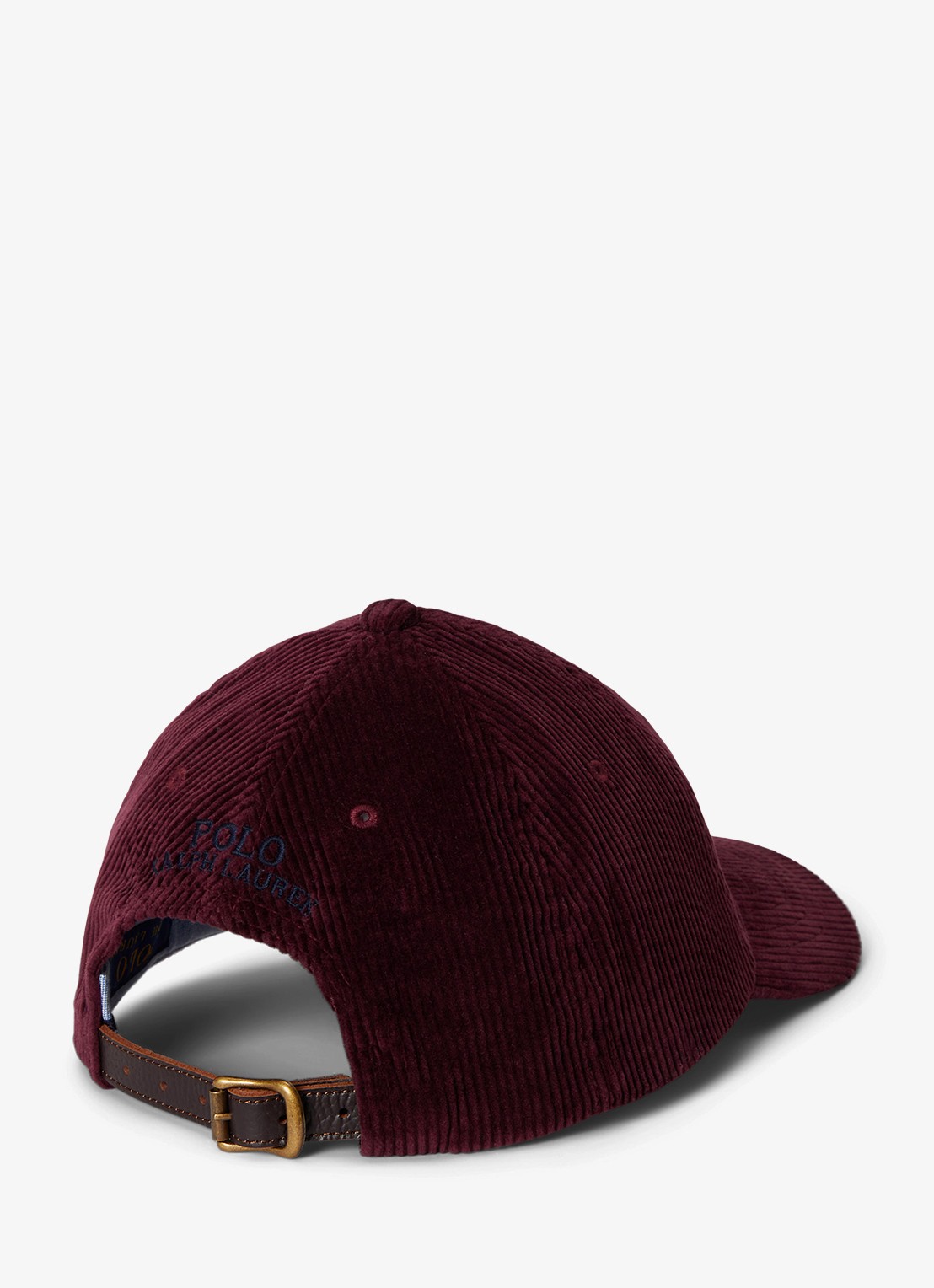Ralph Lauren Baseball pet met logo - achterkant 4 rich ruby / rood