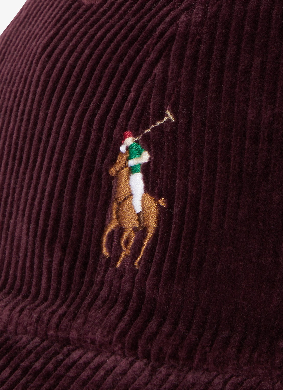 Ralph Lauren Baseball pet met logo - detail 2 rich ruby / rood