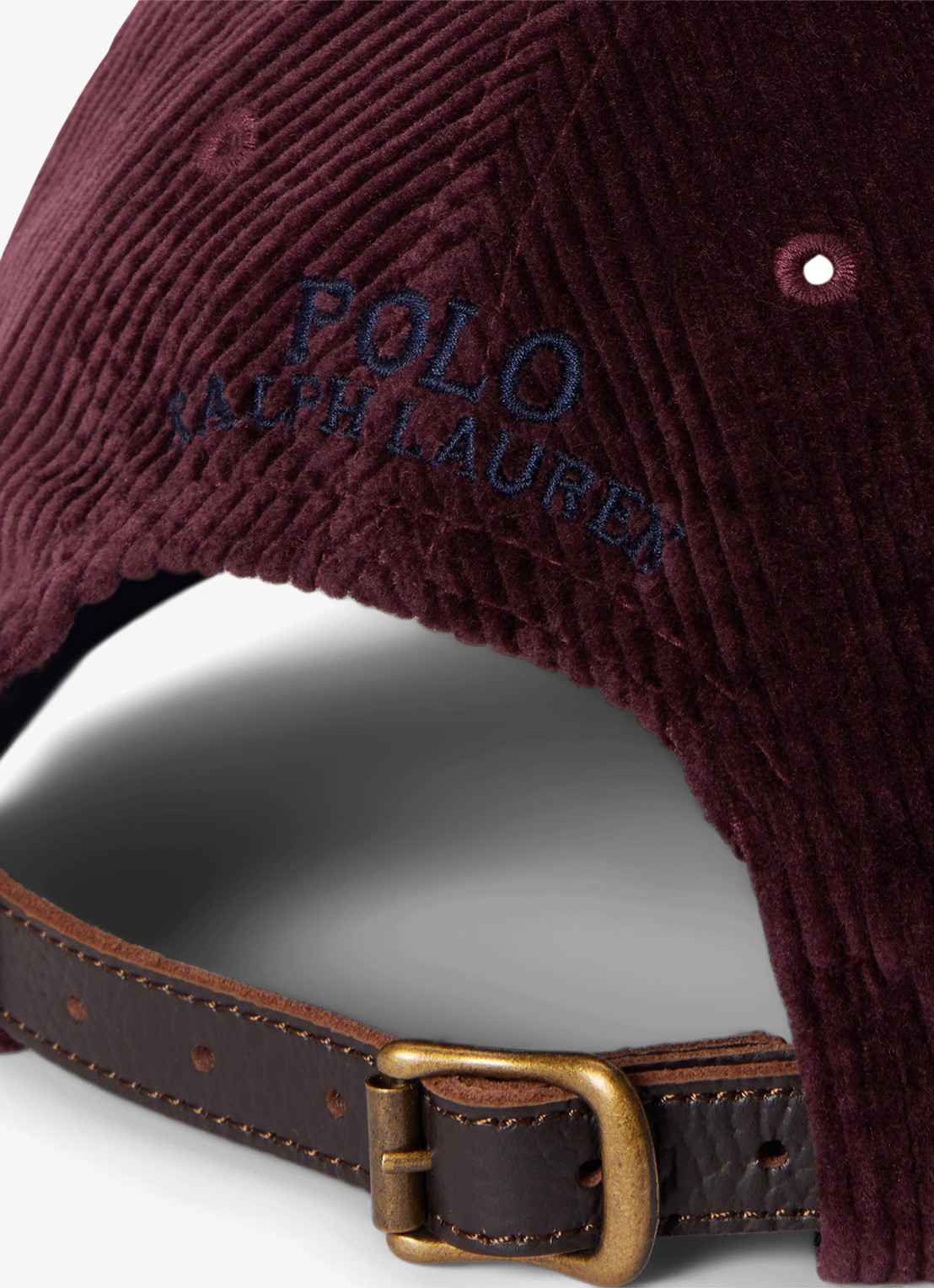 Ralph Lauren Baseball pet met logo - detail 3 rich ruby / rood