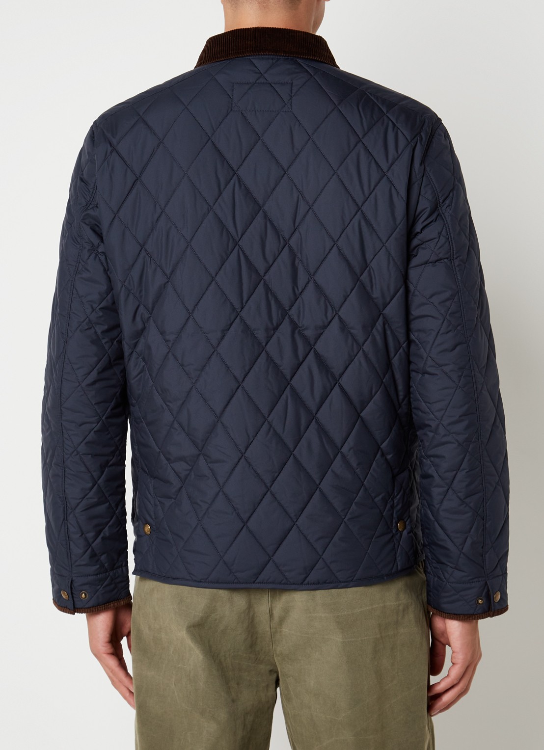 Ralph Lauren Beaton gewatteerd jack met klepzakken - achterkant 5 college navy fa22-3txn / donkerblauw