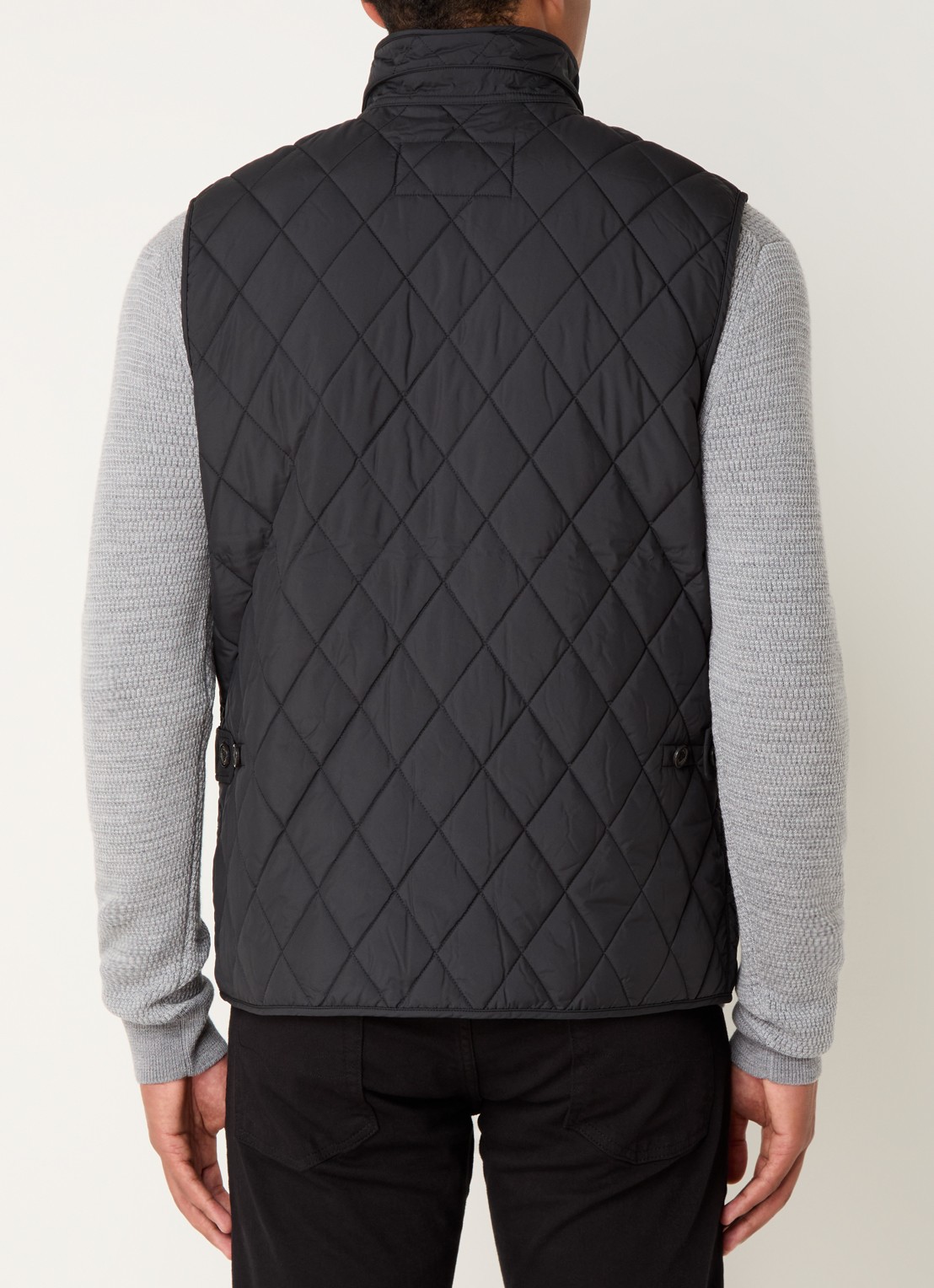 Ralph Lauren Beaton gewatteerde utility bodywarmer met opgestikte zakken - achterkant 4 polo black / zwart