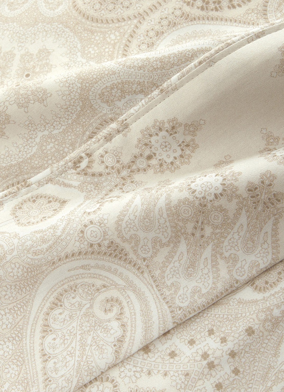 Ralph Lauren Beaumont laken - detail cream