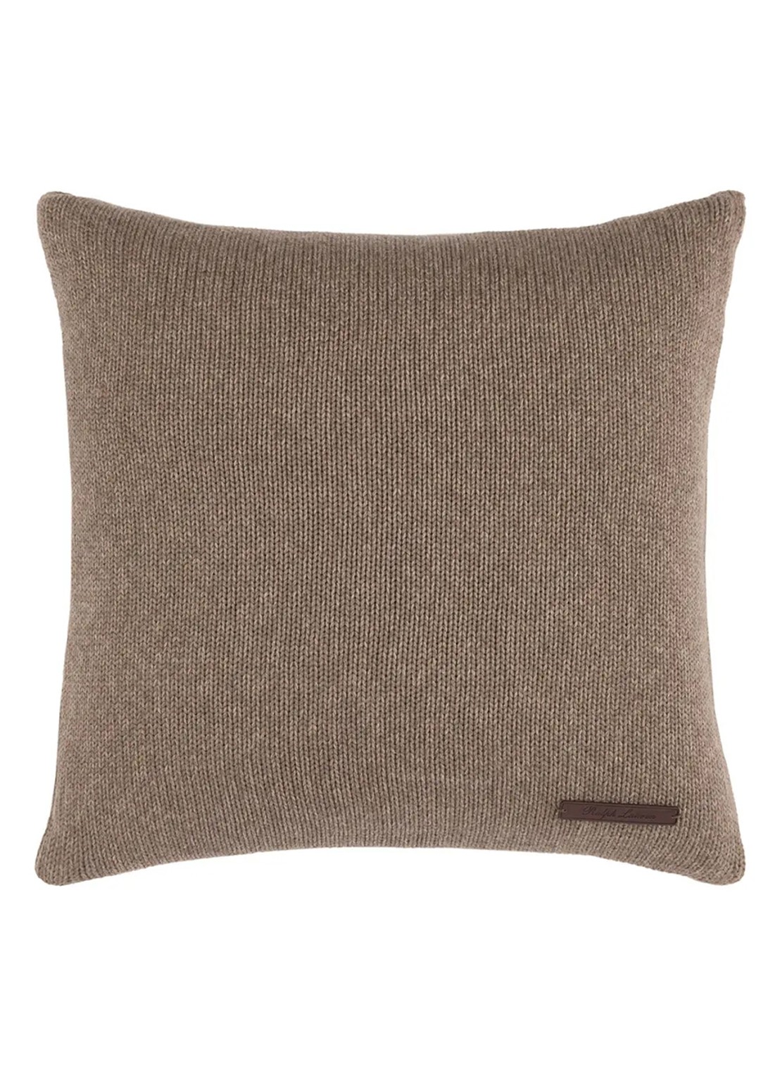 Ralph Lauren Beaumont sierkussenhoes 50 x 50 cm - voorkant 2 lichtbruin