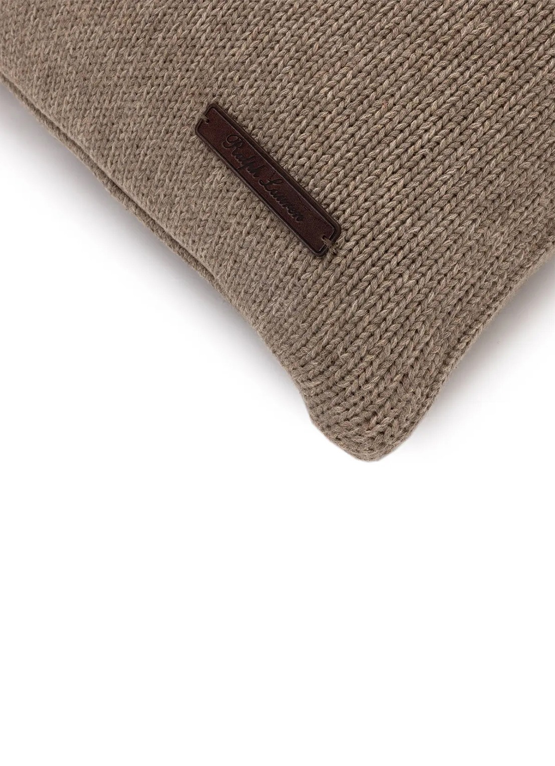 Ralph Lauren Beaumont sierkussenhoes 50 x 50 cm - voorkant 3 lichtbruin