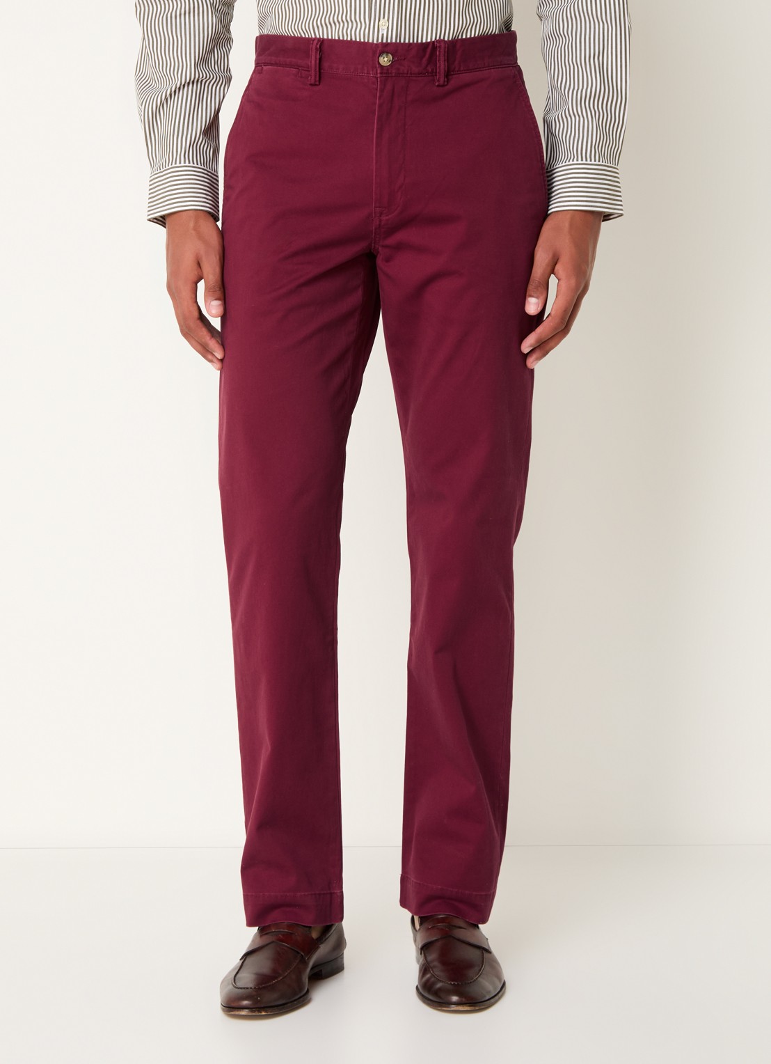 Ralph Lauren Bedford straight fit chino met stretch - detail 2 red carpet / rood