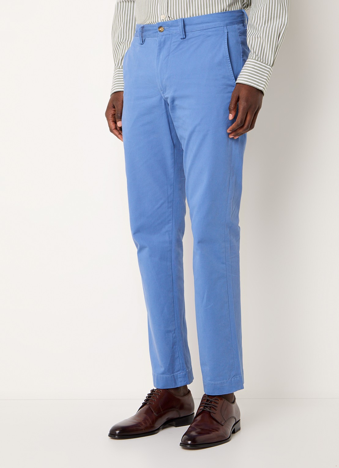 Ralph Lauren Bedford straight fit chino met stretch - detail 3 nimes blue / blauw