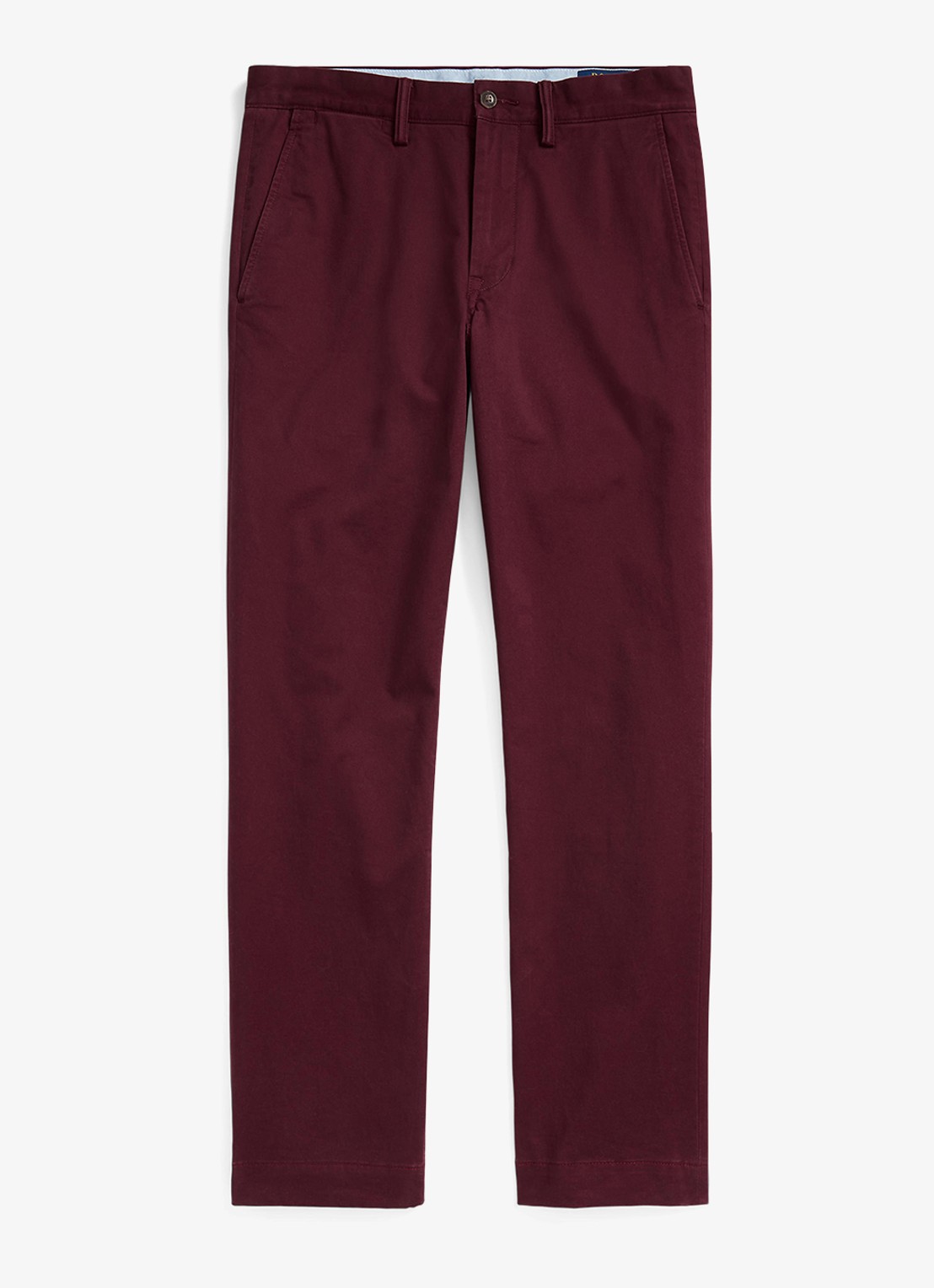 Ralph Lauren Bedford straight fit chino met stretch - voorkant rich ruby / rood