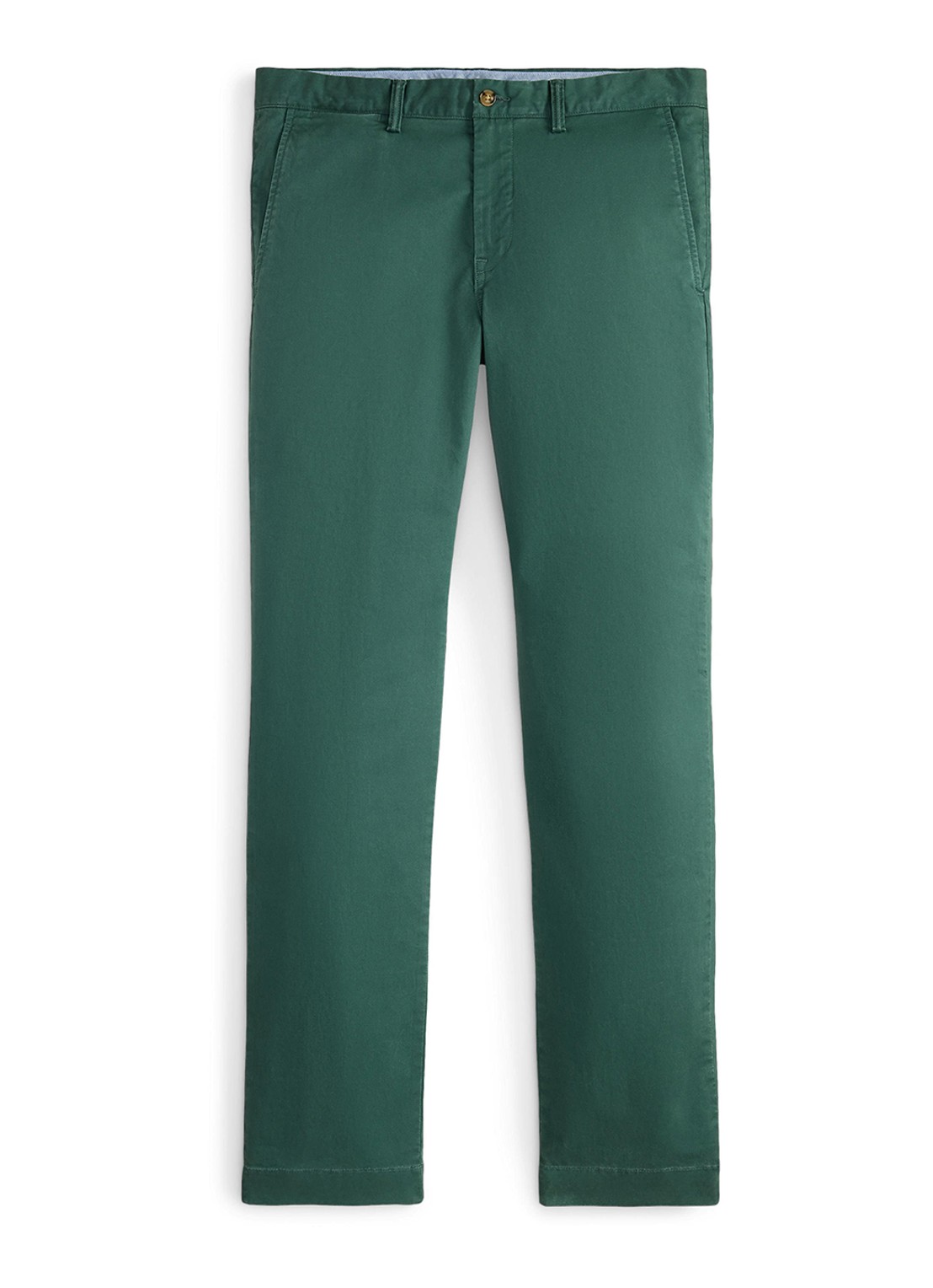 Ralph Lauren Bedford straight fit stretch chino broek - voorkant 2 charter green