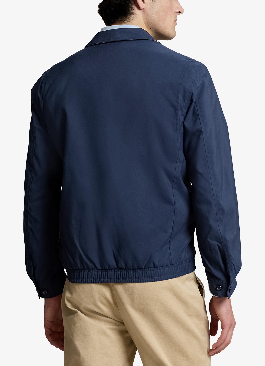Ralph Lauren Bi-Swing jack met logo en steekzakken - achterkant refined navy / blauw