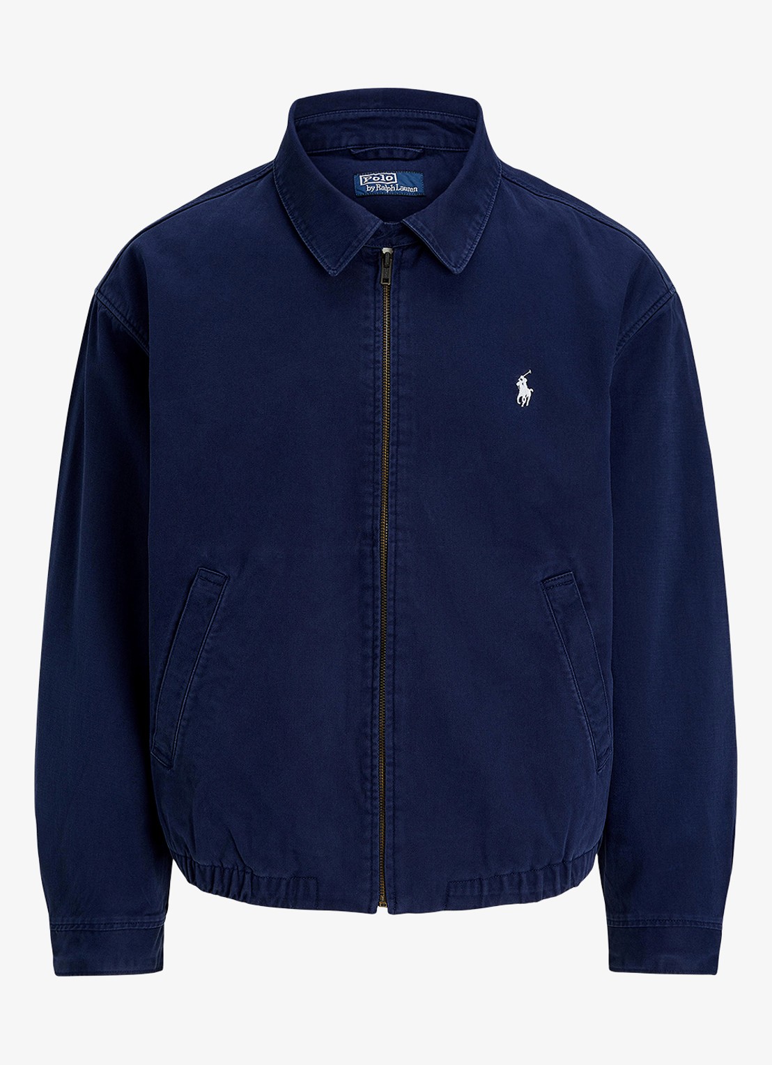 Ralph Lauren Big Bayport bomberjack met steekzakken - voorkant newport navy