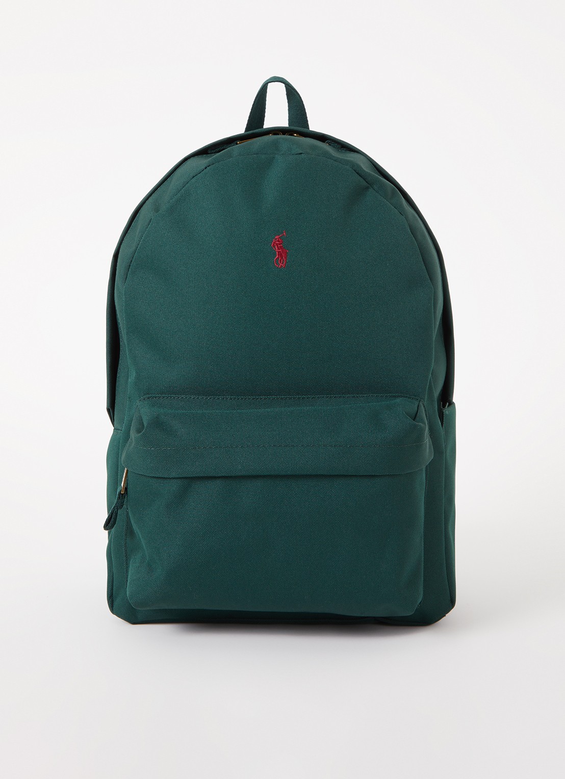 Ralph Lauren Big Pony rugzak met logoborduring - voorkant 2 groen