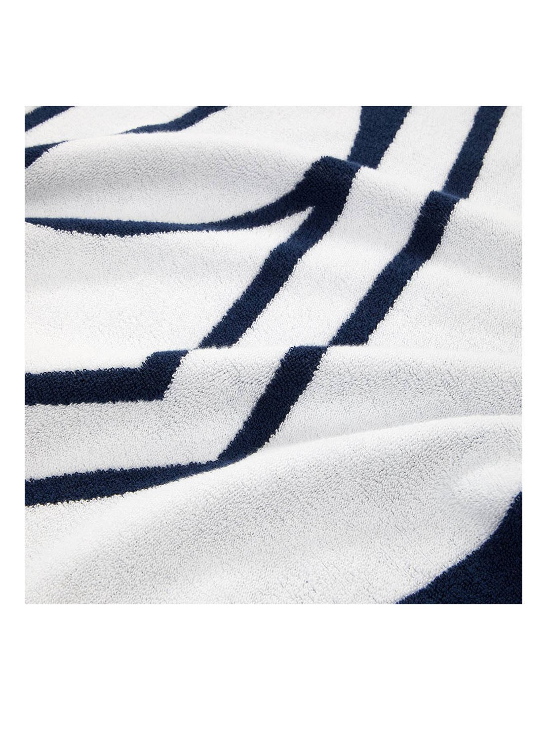 Ralph Lauren Blair strandlaken - 500 gr/m² - 100 x 170 cm - detail 4 donkerblauw