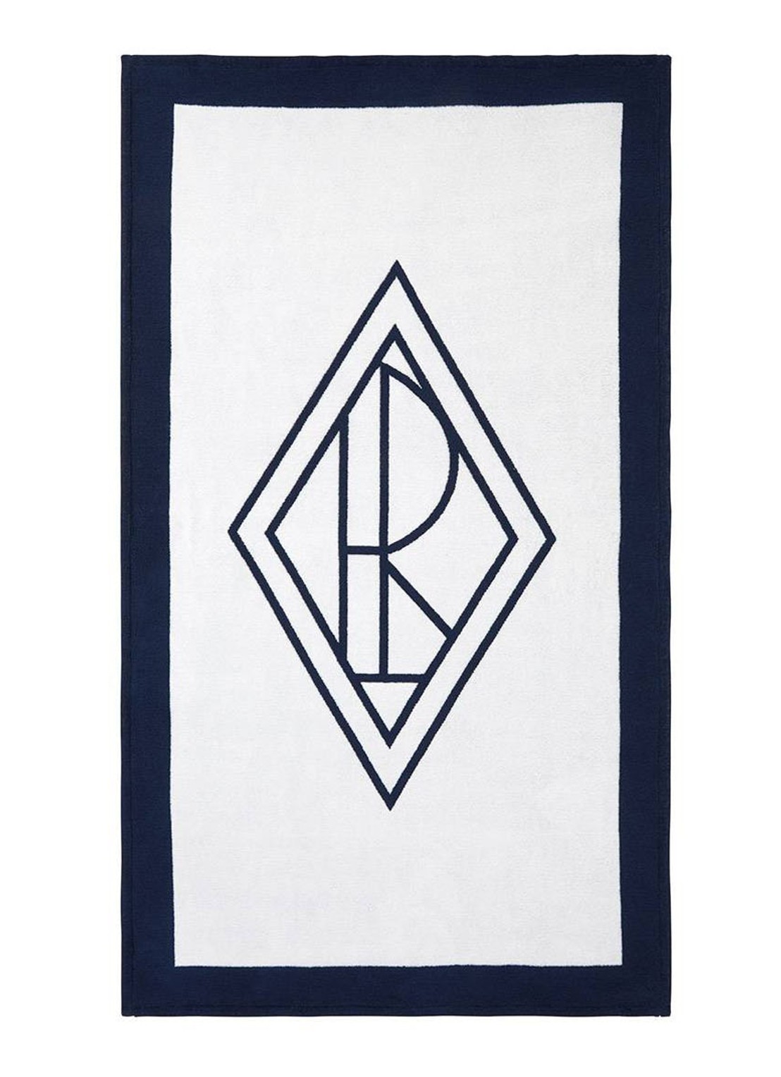Ralph Lauren Blair strandlaken - 500 gr/m² - 100 x 170 cm - voorkant donkerblauw
