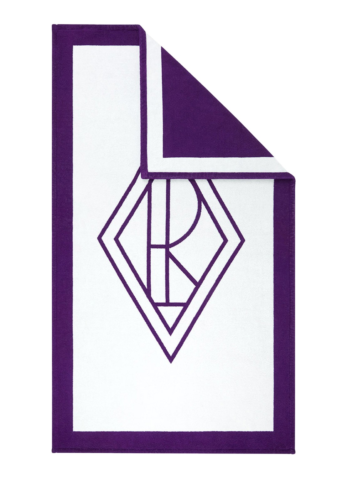 Ralph Lauren Blair strandlaken - 500 gr/m² - 100 x 170 cm - voorkant 4 paars