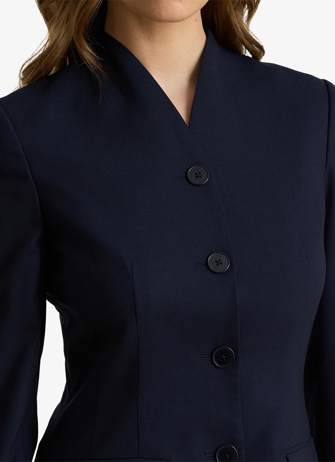 Ralph Lauren Blazer van wol met klepzakken - detail 2 lauren navy / blauw