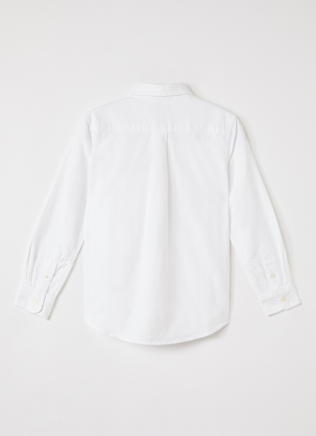 Ralph Lauren Blouse met logoborduring - voorkant 3 wit