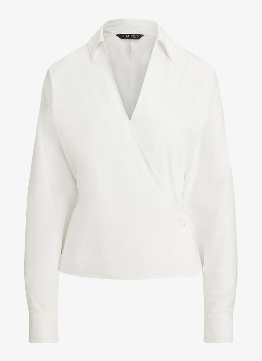 Ralph Lauren Blouse met overslag - voorkant 4 wit
