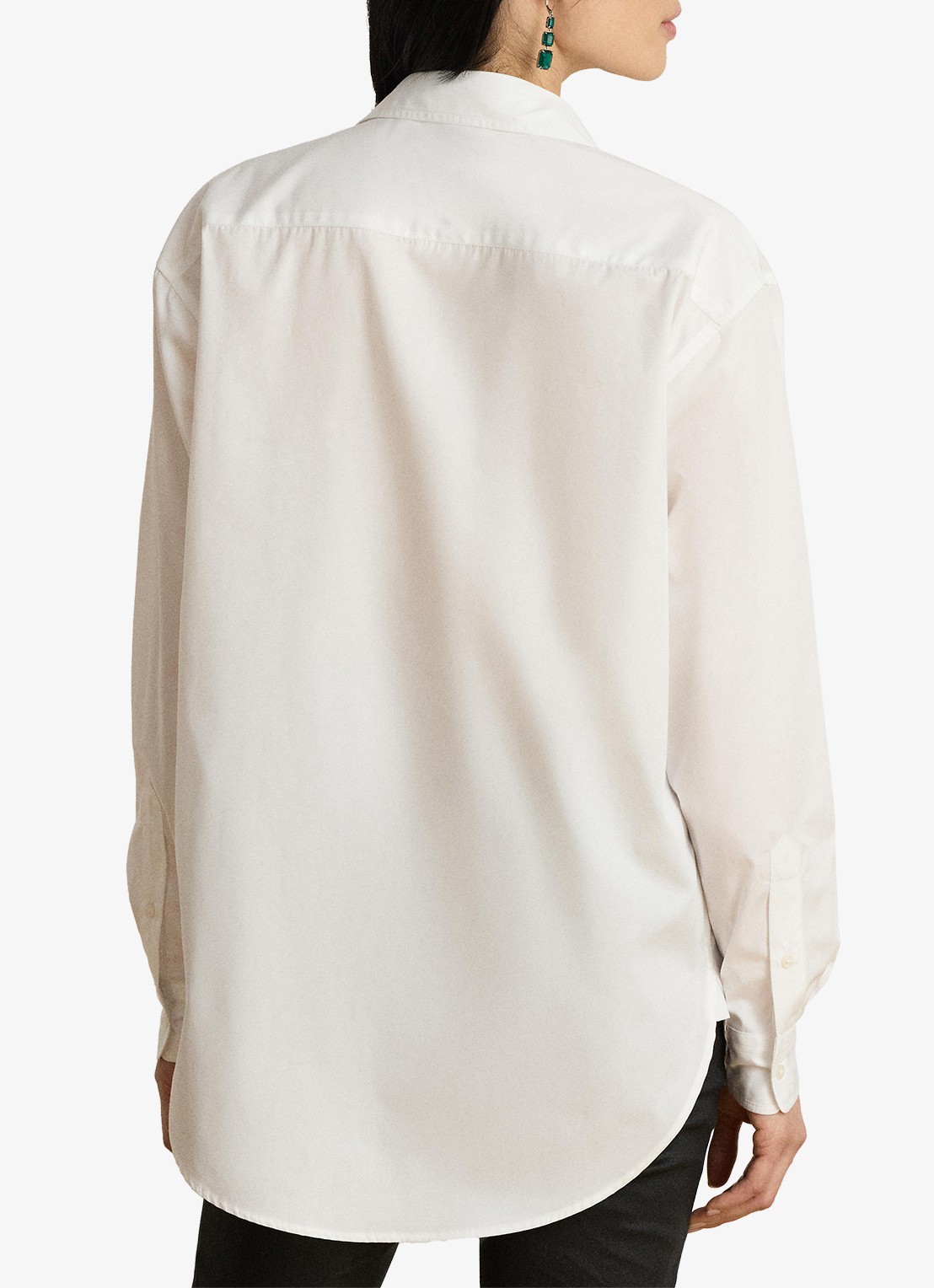 Ralph Lauren Blouse met strass - achterkant 5 wit