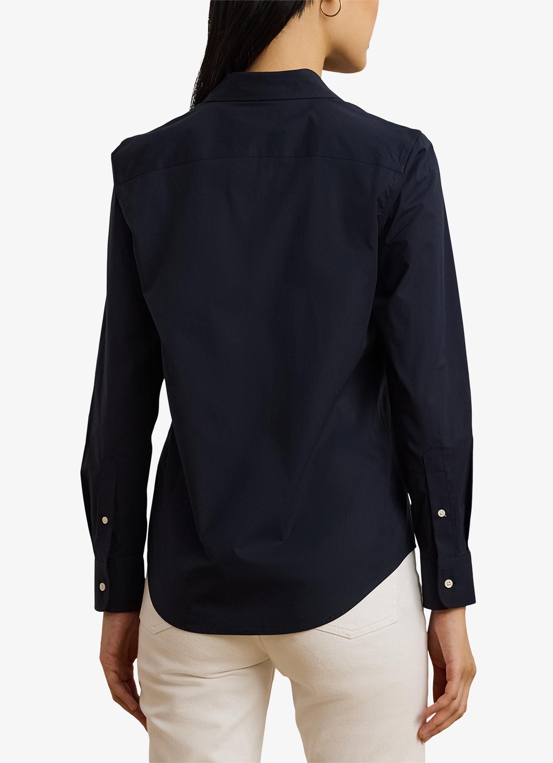 Ralph Lauren Blouse met stretch - achterkant lauren navy / blauw