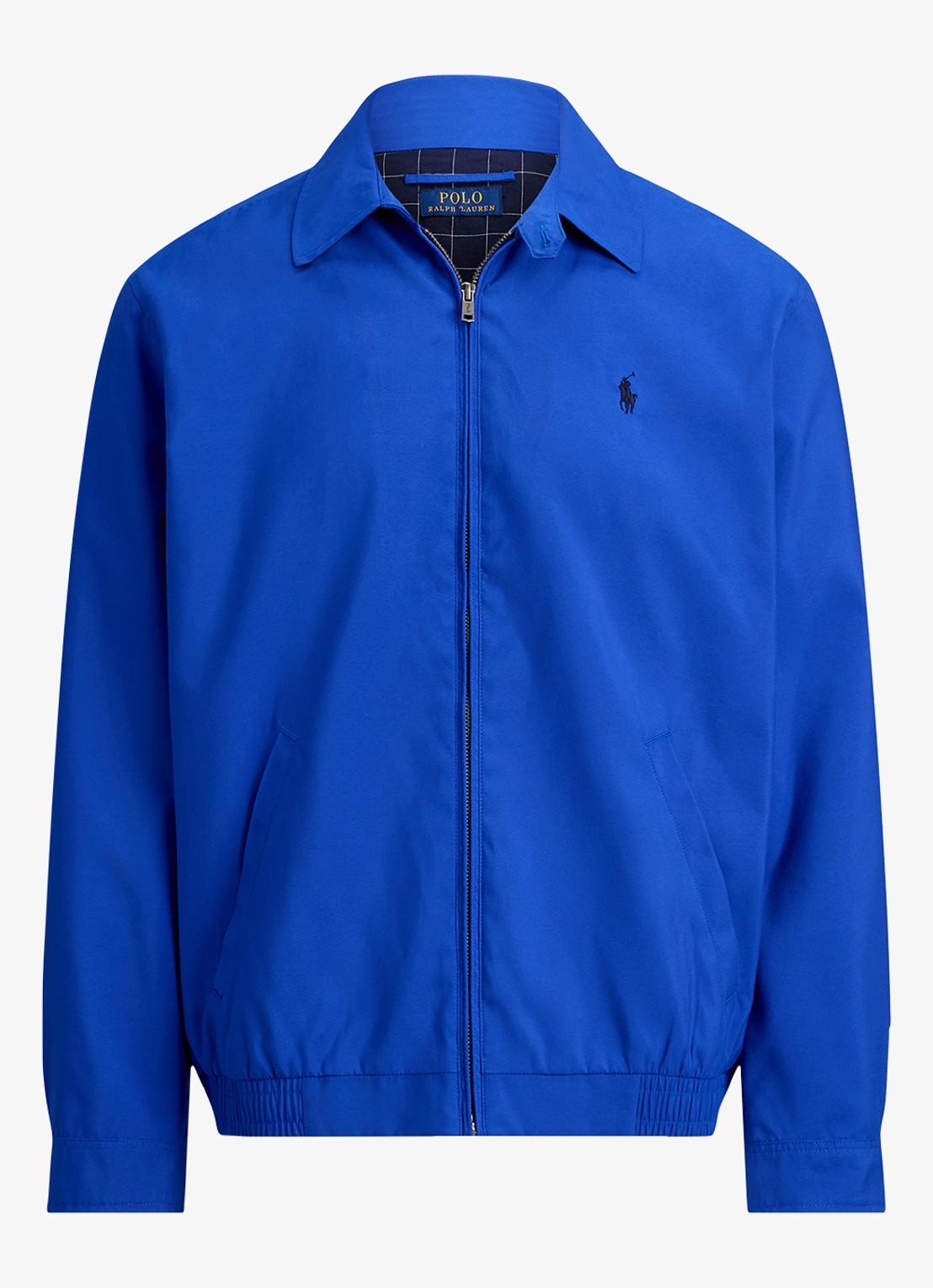 Ralph Lauren Bomberjack met steekzakken - voorkant new sapphire-2zi3