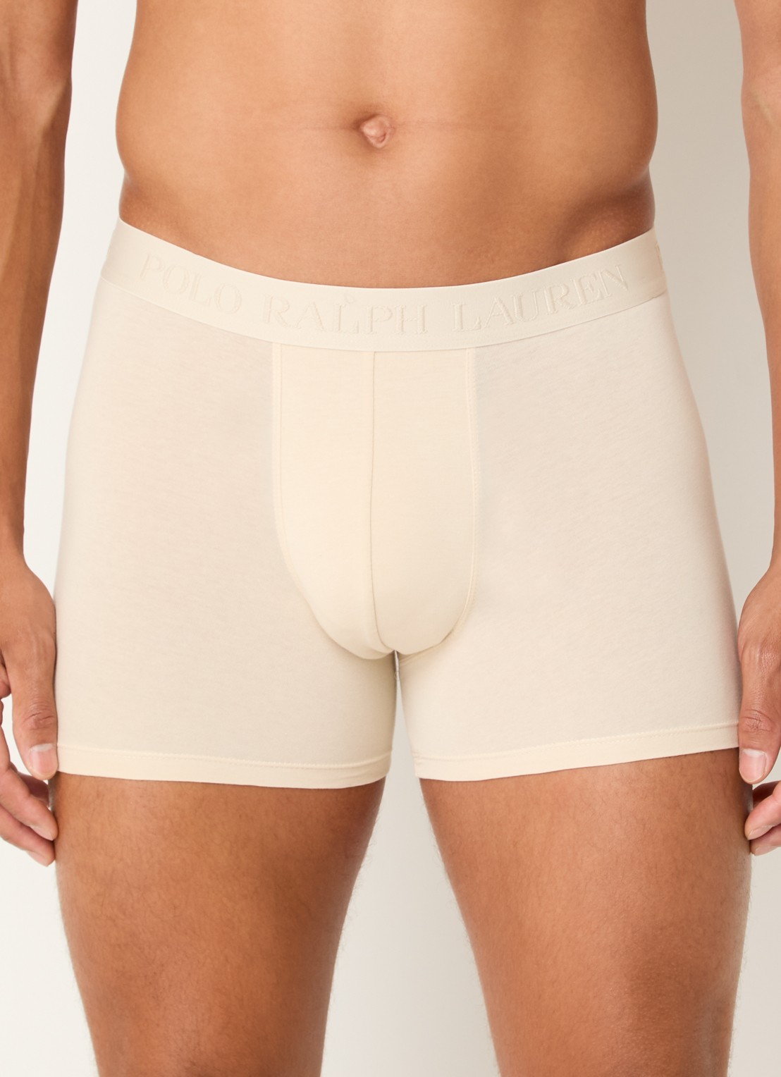 Ralph Lauren Boxershorts met logoband in 3-pack - detail 2 beige