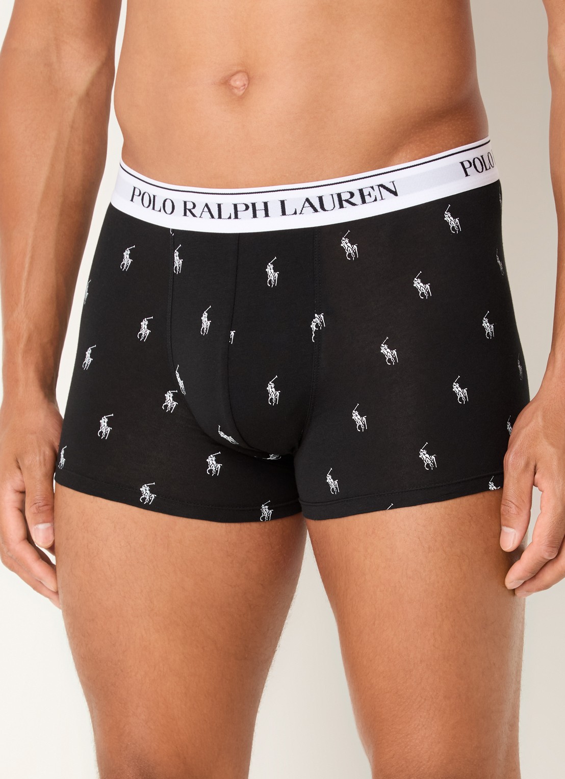 Ralph Lauren Boxershorts met logoband in 3-pack - detail 4 wit