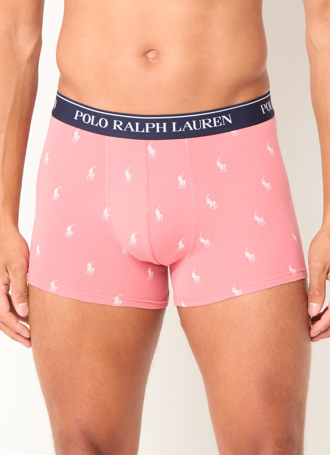 Ralph Lauren Boxershorts met logoband in 3-pack - detail 4 blauw