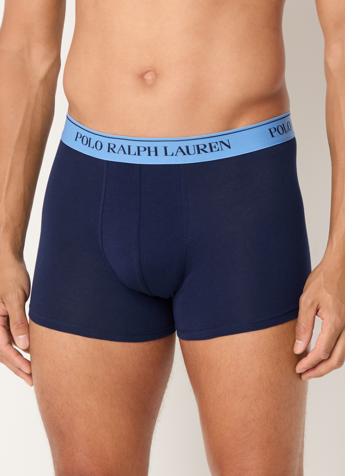 Ralph Lauren Boxershorts met logoband in 3-pack - detail 4 donkerblauw