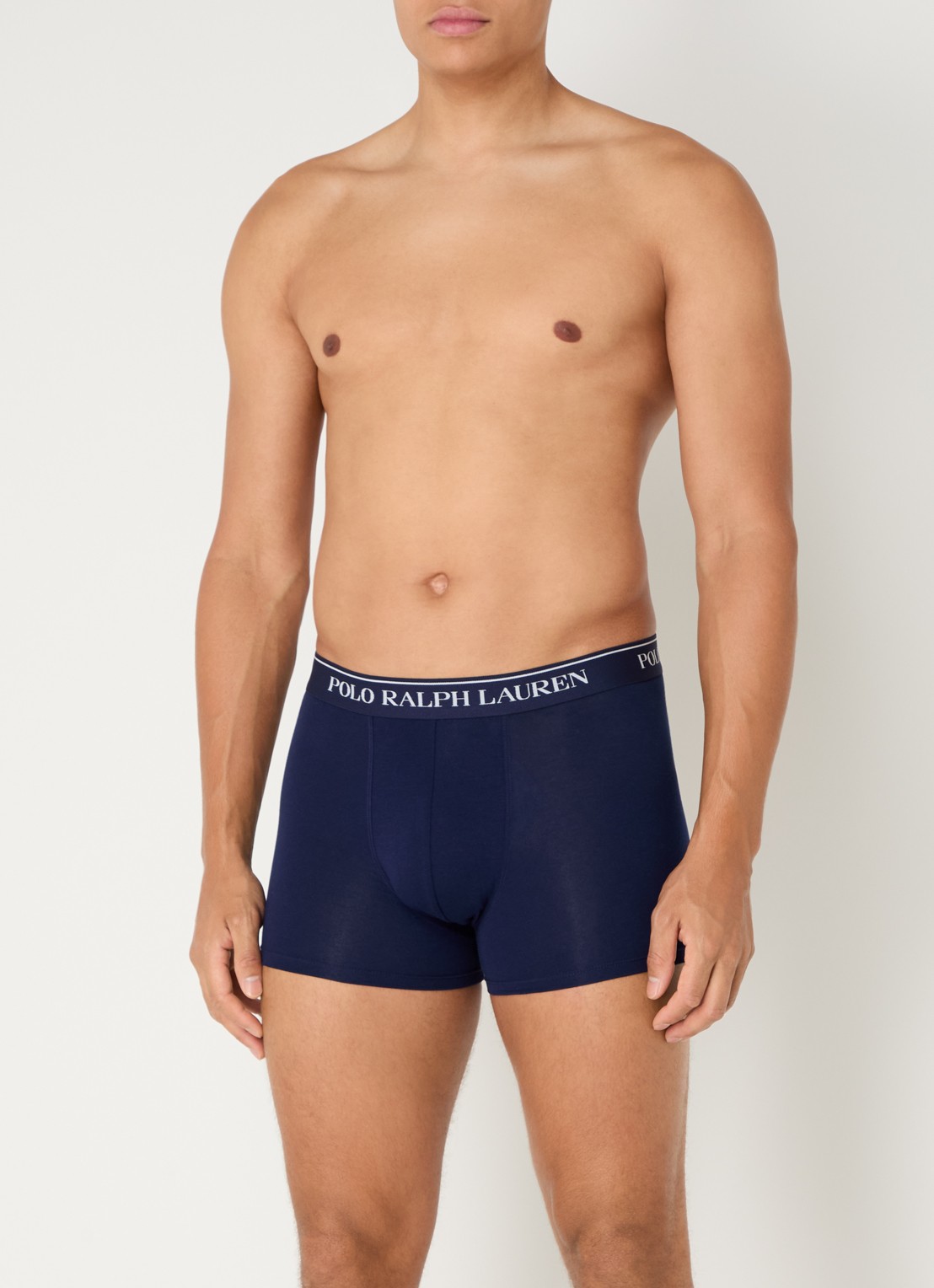 Ralph Lauren Boxershorts met logoband in 3-pack - detail jeans