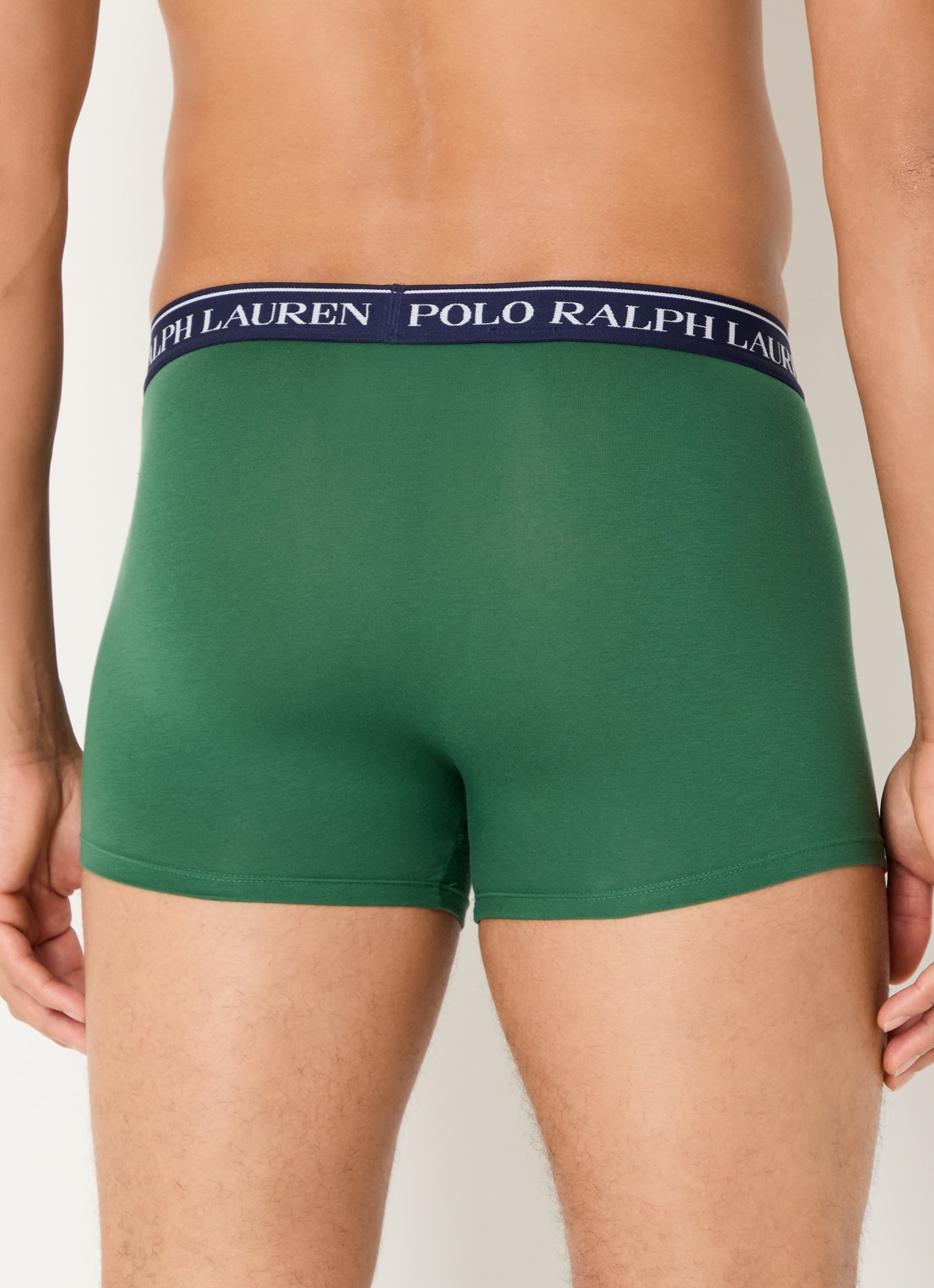 Ralph Lauren Boxershorts met logoband in 3-pack - achterkant 2 zwart
