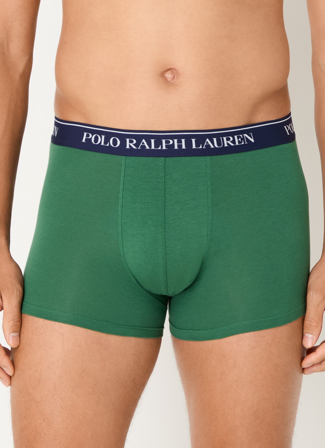 Ralph Lauren Boxershorts met logoband in 3-pack - voorkant 4 zwart